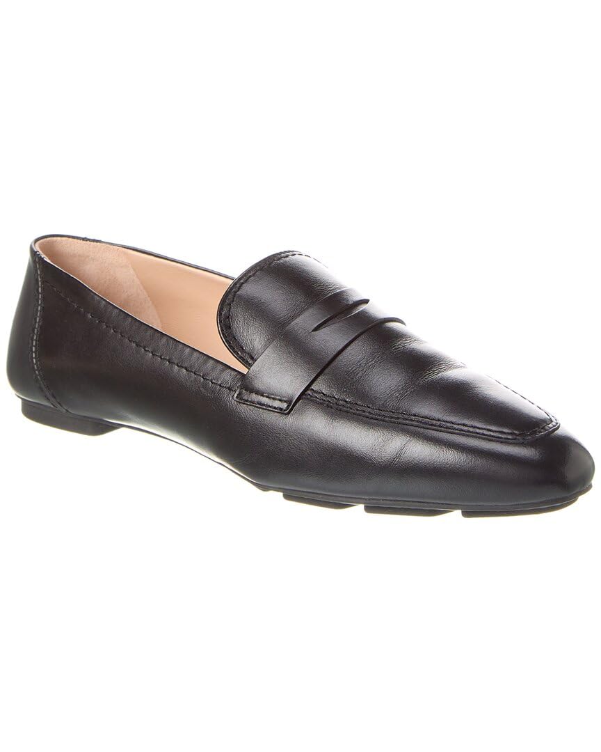Stuart Weitzman Women's Jet Loafer - Comfortable Slip-On Flats for Work, Office & Casual Wear | Leather Pointed-Toe Shoes for Women