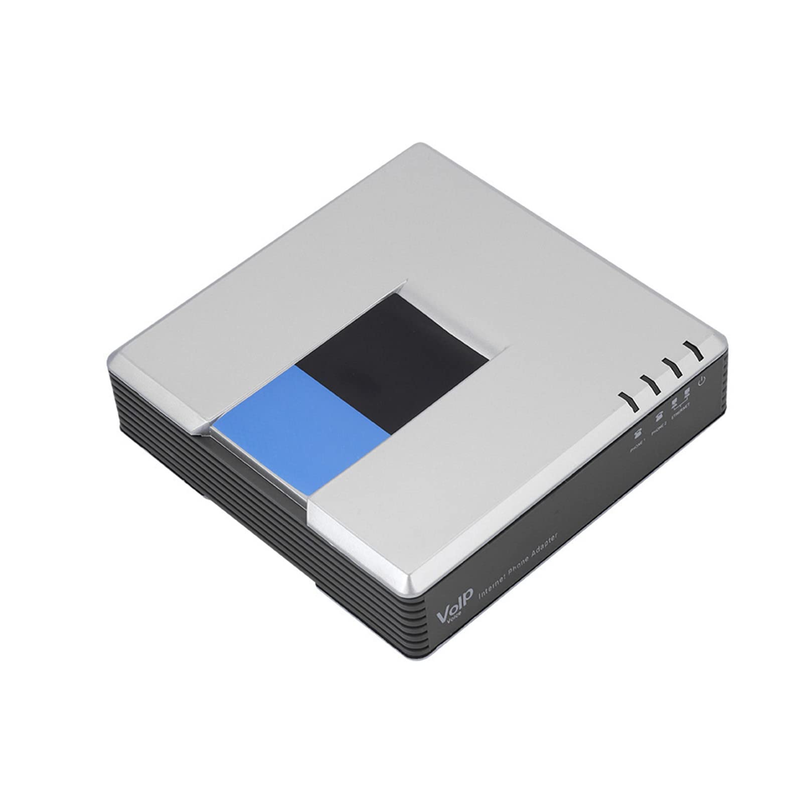 FLEXMAN 2-Port VoIP Phone Adapter - Portable Internet Phone Adapter for Voice Over IP, Supports Fax & Multi Voice Compression (G.711/G.726/G.729) | Ideal for Home Office & Small Business Communications