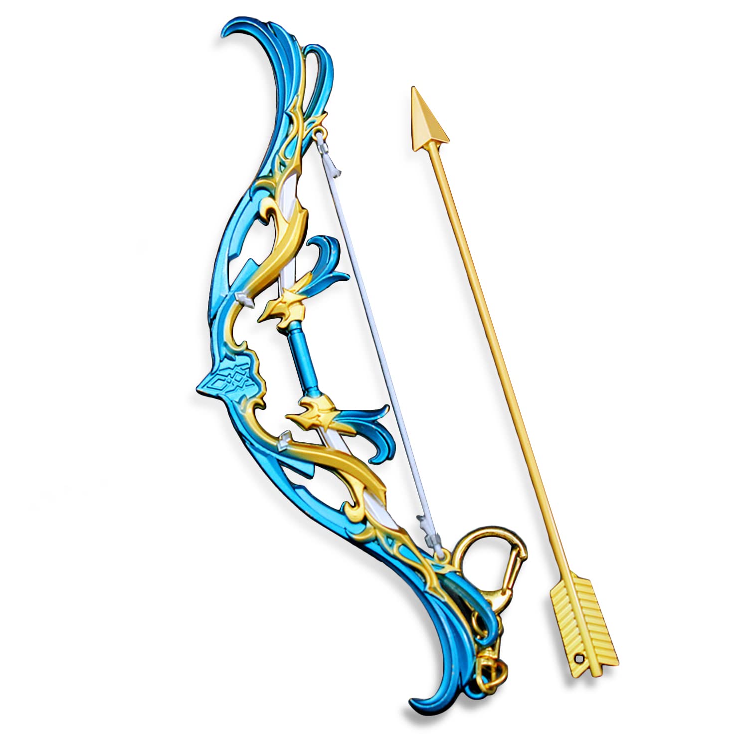 Anime Keychain - CALEMBOU Alloy Weapon Keychain Pendant with Display Stand | Perfect for Cosplay, Gift Giving & Anime Collectors