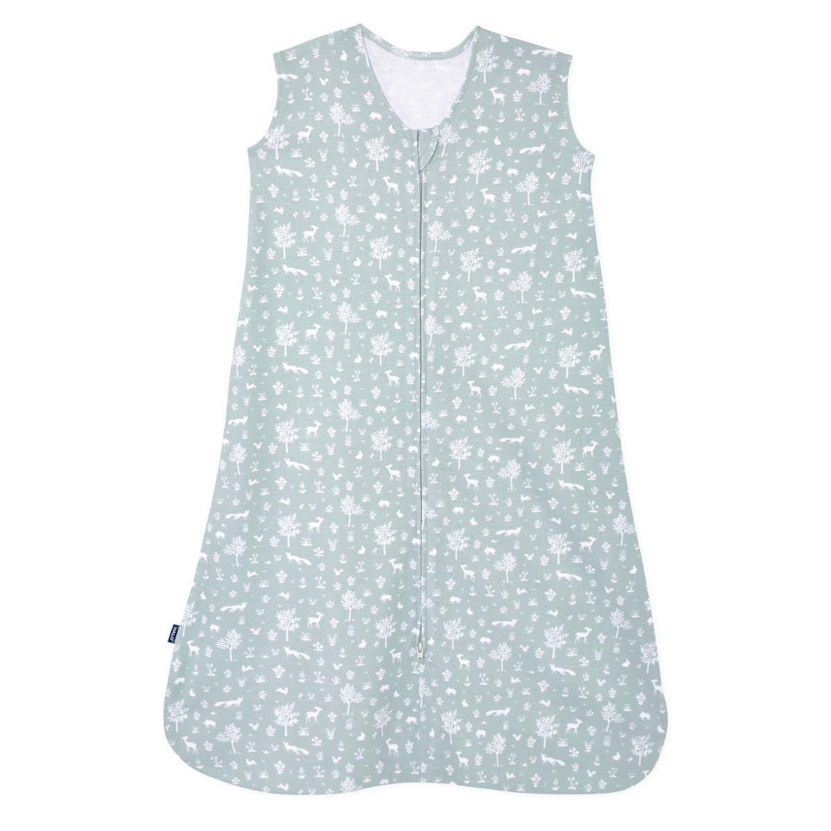 Halo Sleepsack Wearable Blanket - 100% Organic Cotton Baby Swaddle Blanket, 0.5 TOG for Newborns & Infants, Sage Woodland Print - Perfect for Nursery, Daycare & Safe Sleep