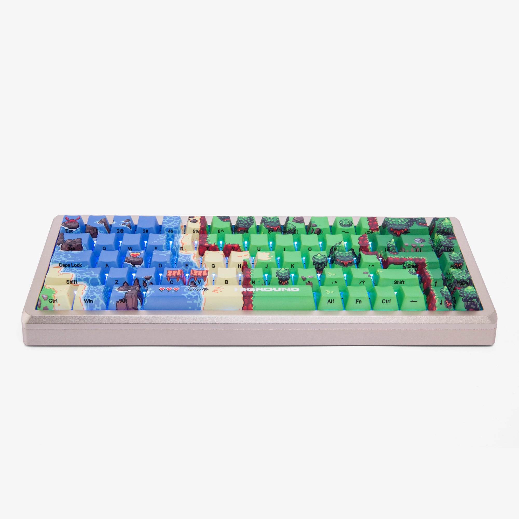 Higround 2 Summit 65 Mechanical Gaming Keyboard - Amora Bay Edition | Compact 65% Layout with RGB Backlighting | Perfect for Esports, Streaming & Office Work