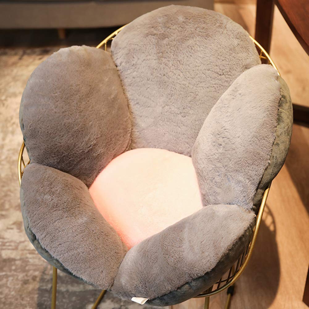 Erddcbb Thick Comfortable Oversized Papasan Chair Cushion - 75x40cm Gray Tufted Rattan Swing Seat Pad for Indoor/Outdoor Use, Perfect for Patio, Garden, or Living Room Relaxation
