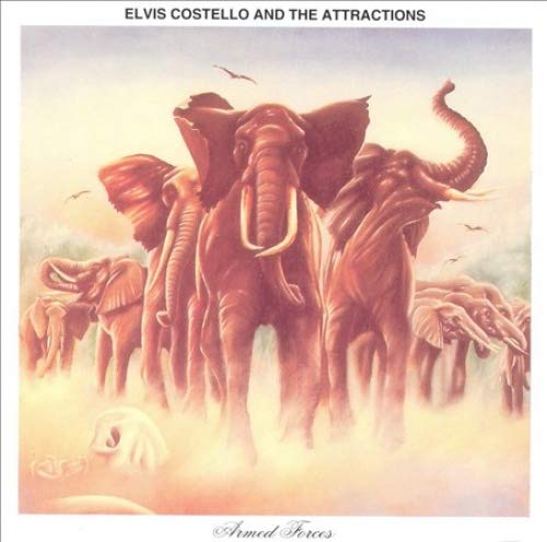 Elvis Costello & the Attractions Armed Forces Vinyl LP Record - Classic Punk Rock Album for Music Collectors & Audiophiles - Perfect for Home Listening & Vinyl Enthusiast Collections