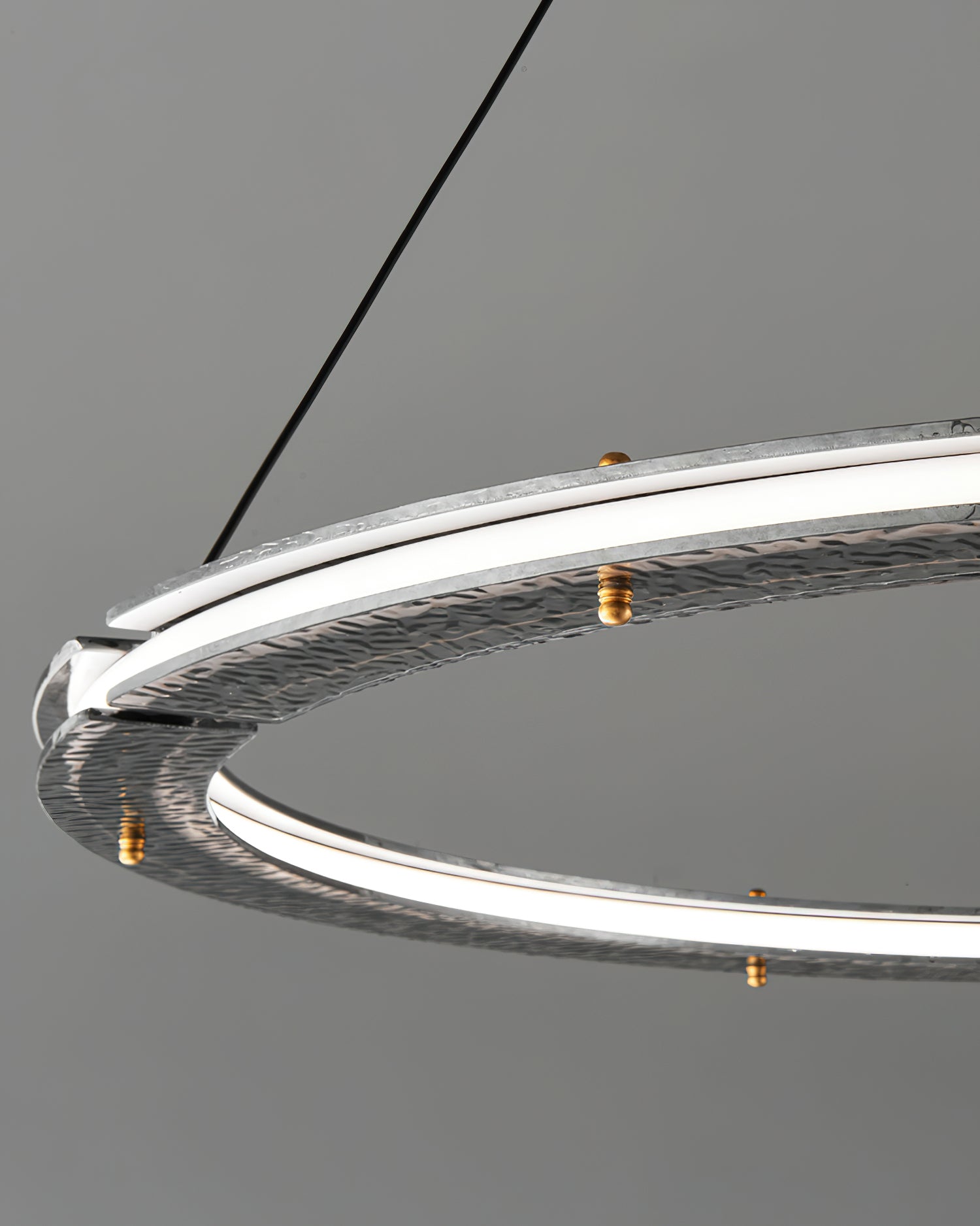 Celestial Rings Chandelier - Elegant Crystal Ceiling Light Fixture for Dining Room, Living Room & Bedroom | Modern Home Decor Lighting