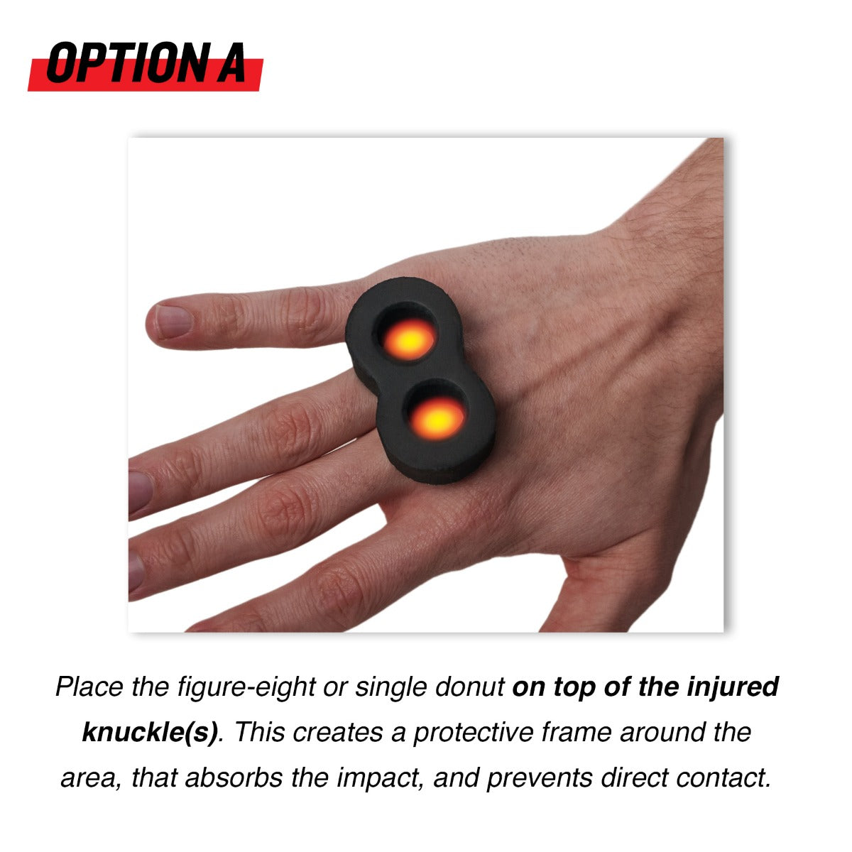 TITLE Boxing Knuckle Donuts - Premium Hand Wraps for Boxing, MMA & Training - Improve Grip & Protect Knuckles During Workouts