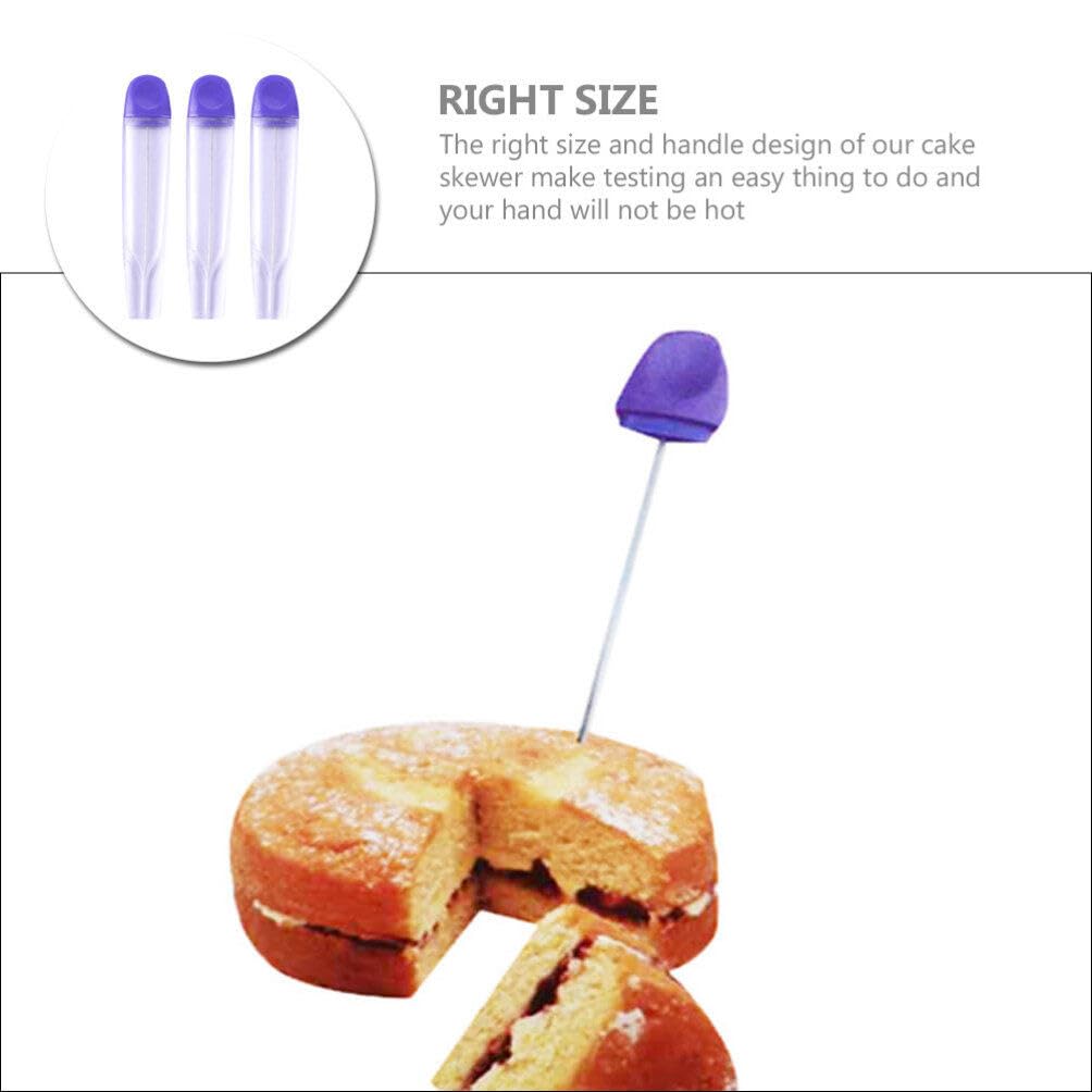 Yardwe 3-Pack Stainless Steel Cake Testers - Baking Needles, Metal Probe Sticks, Skewer Pins for Muffins, Bread, Cupcakes | Perfect Kitchen Tool for Home Bakers & Professional Chefs