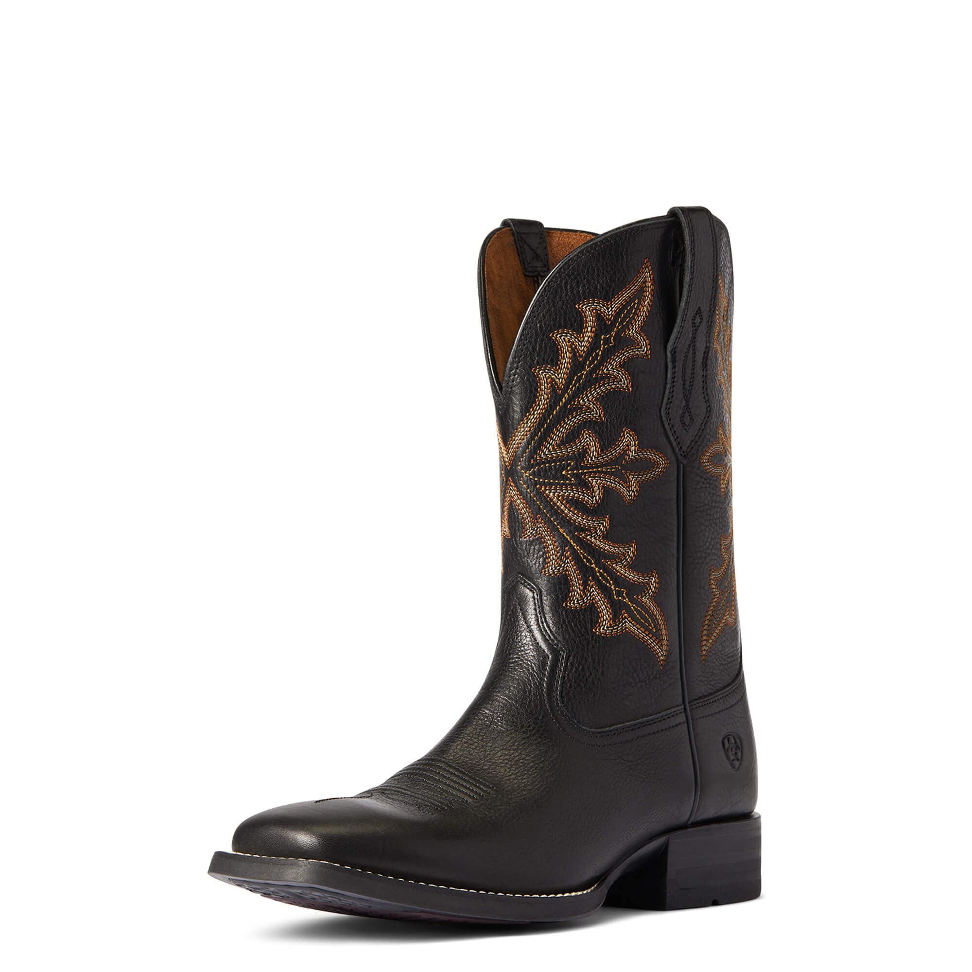 Ariat Men's Qualifier Western Boot - Durable Leather Cowboy Boots for Riding, Work & Outdoor Activities | Comfortable & Stylish for Ranch, Rodeo & Country Wear