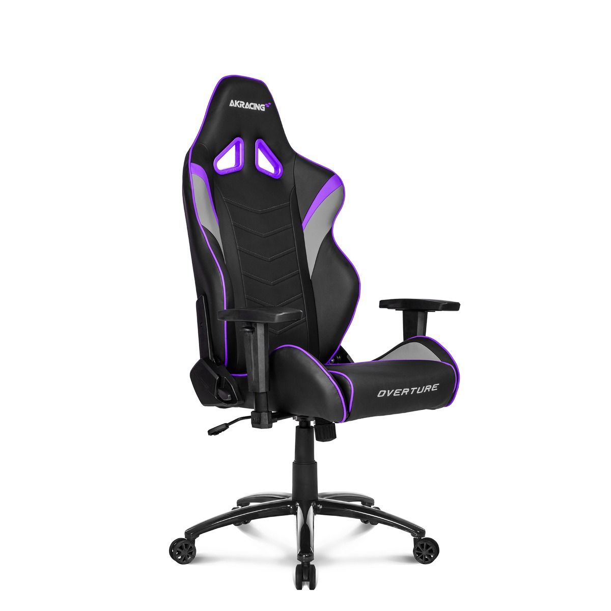 AKRACING Overture Gaming Chair - Ergonomic Purple Computer Chair with Adjustable Height, Lumbar Support & Headrest - Perfect for PC Gaming, Office Work & Home Desk Setup
