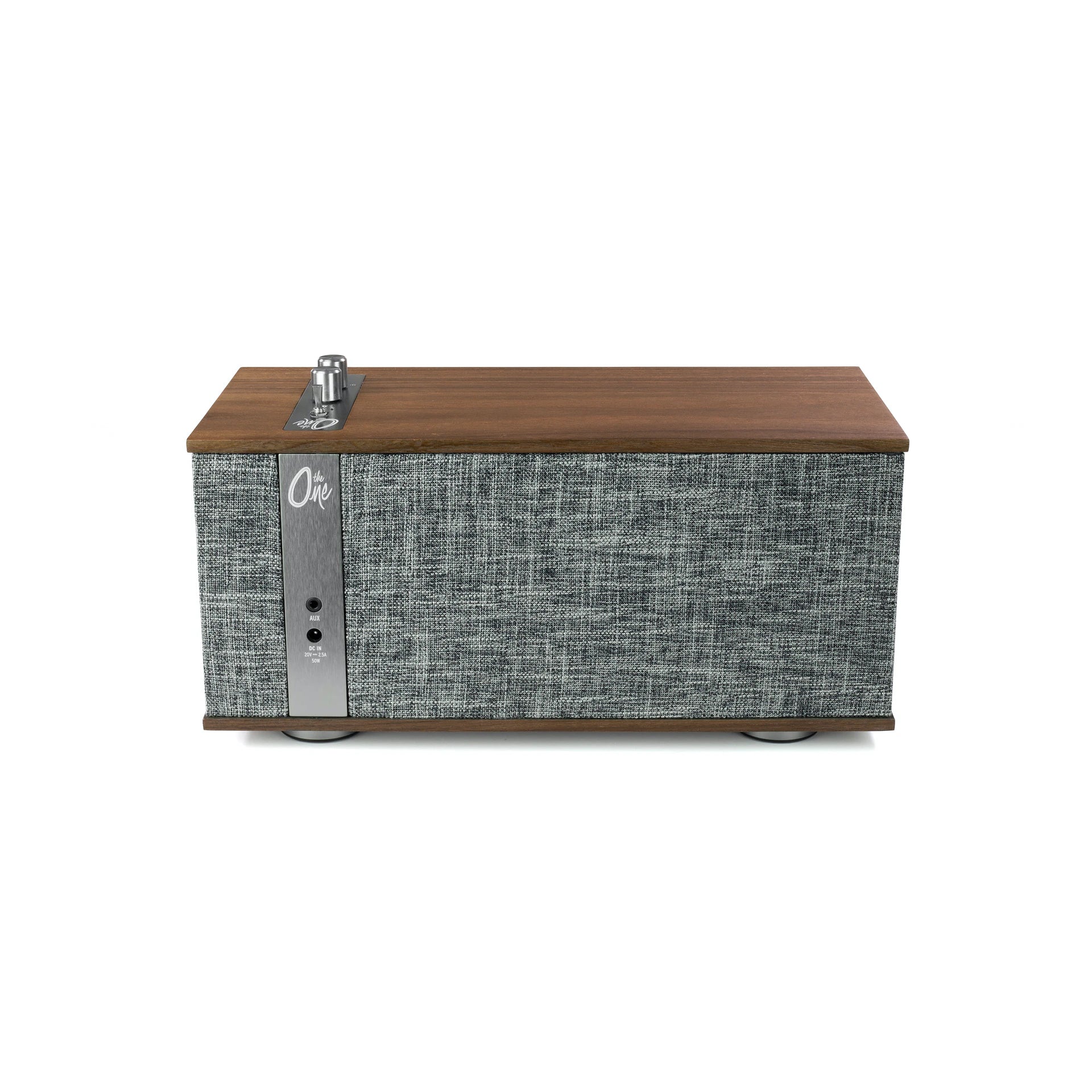 Premium THE ONE II Walnut Wood Bluetooth Speaker - High-Quality Sound for Home, Office & Outdoor Use