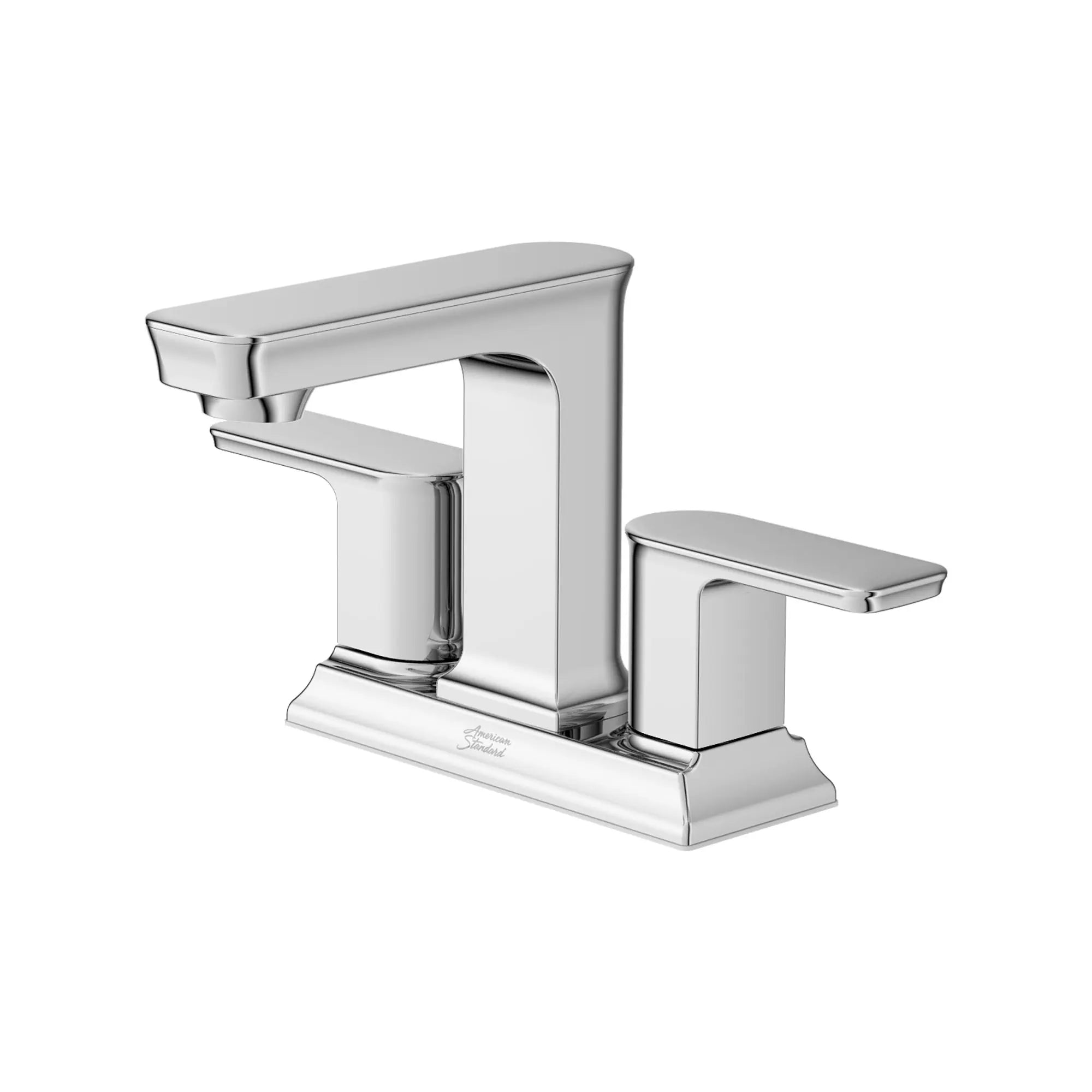 Forsey® 4 Inch Centerset 2 Handle Bathroom Faucet - 1.2 GPM/4.5 LPM Water-Saving Design with Lever Handles - Perfect for Bathroom Vanity Sink and Powder Room Installation