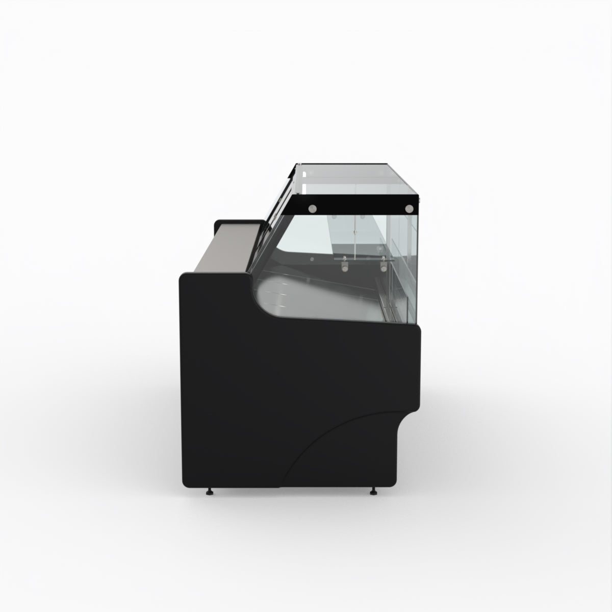 2 Meter AG Deli Showcase Glass Display Case - Perfect for Supermarkets, Delis & Bakeries to Showcase Fresh Food & Pastries
