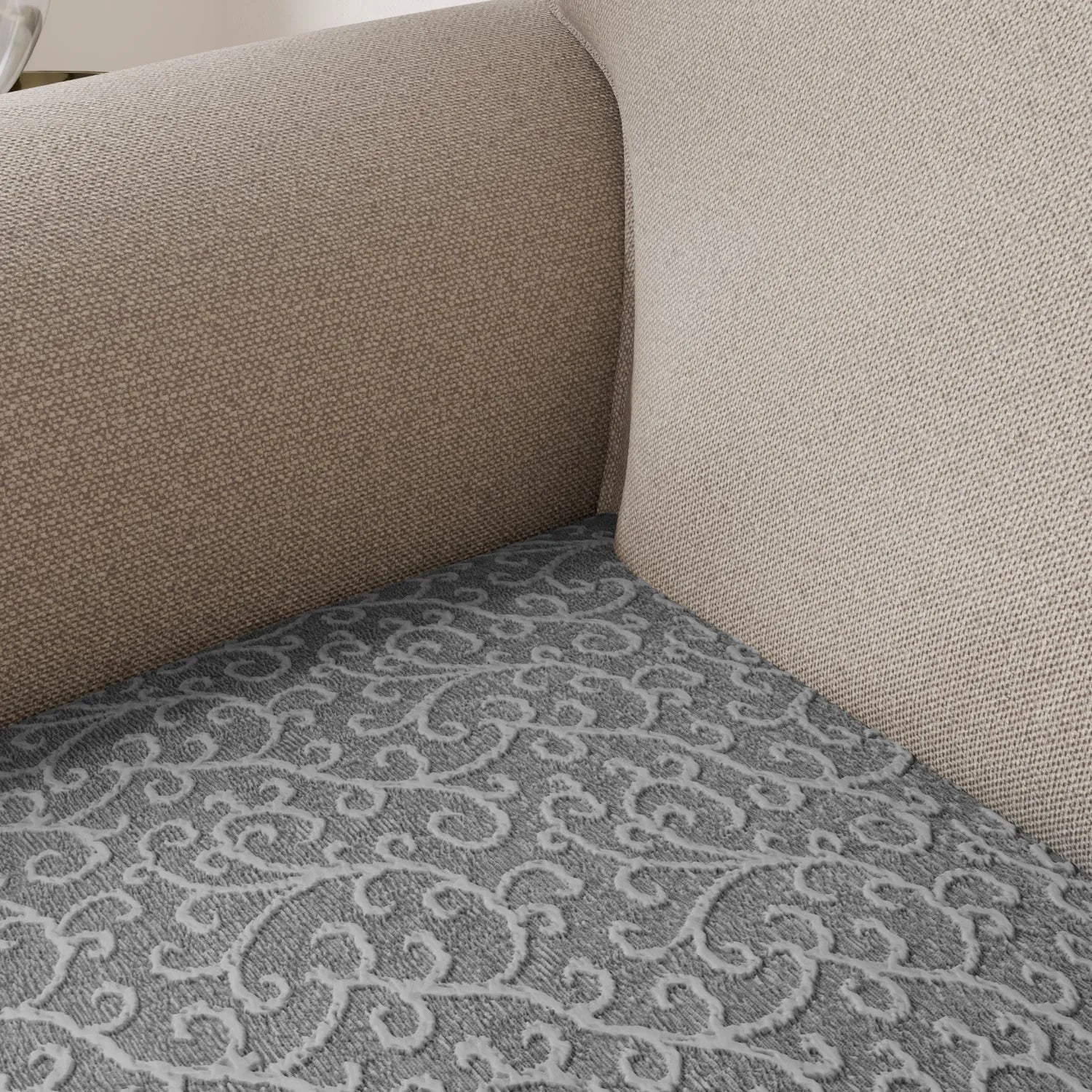 Premium Jacquard 3D Seat Cushion Cover - Breathable & Comfortable Sofa Chair Protector - Perfect for Living Room, Office, Car & Outdoor Furniture