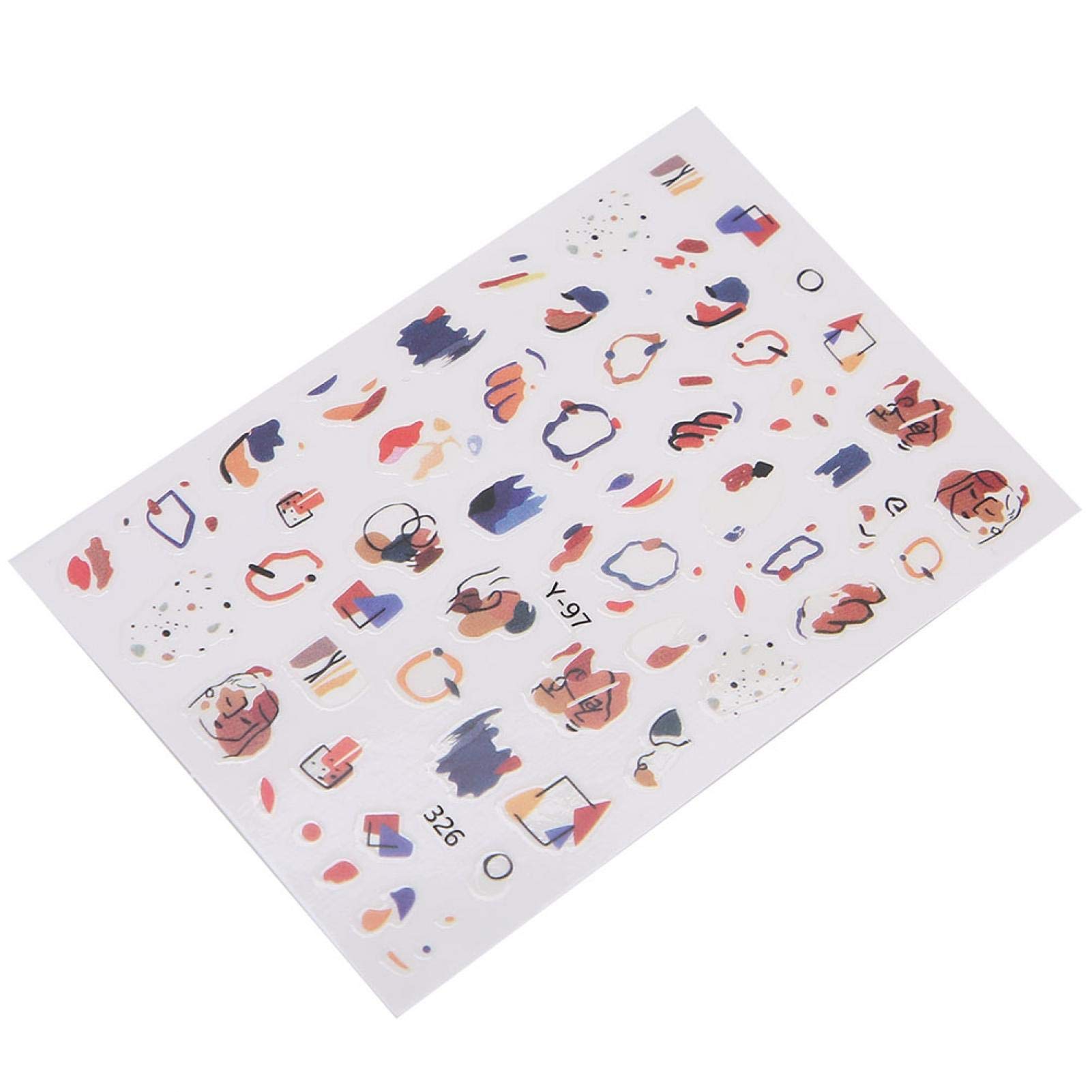 Fashionable Nail Art Stickers for Women - Exquisite Nail Decals with Trendy Patterns | Perfect for DIY Manicures, Parties & Special Occasions