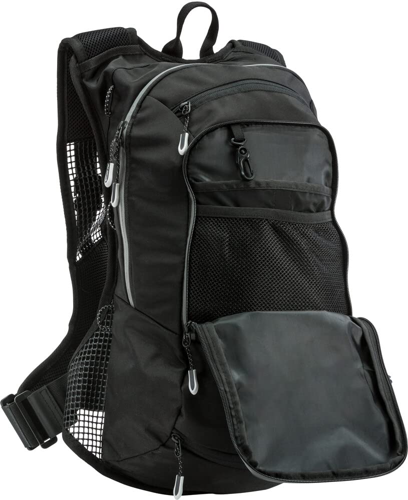 Fly Racing XC100 Hydro Pack Backpack - 3L Hydration Pack for Mountain Biking, Hiking & Outdoor Adventures (Black)
