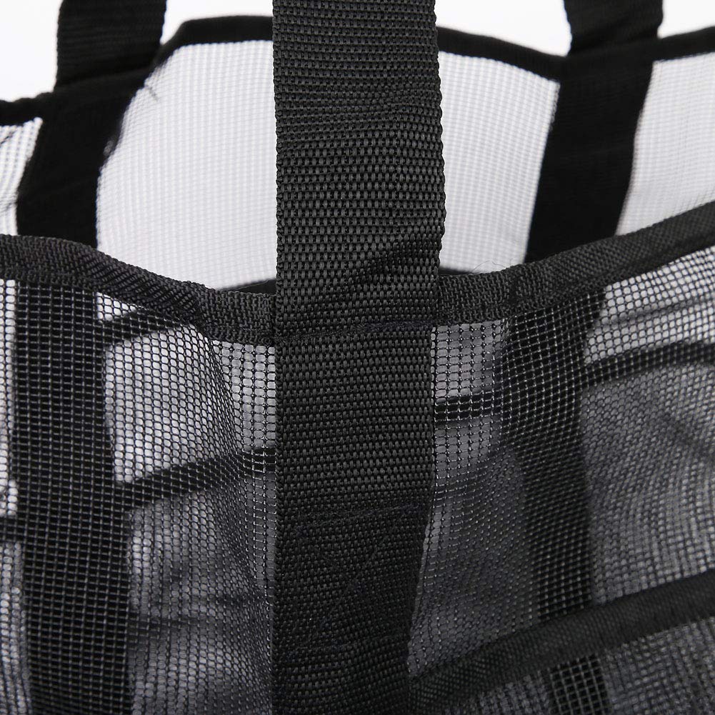 EVTSCAN Large Mesh Beach Bag with 9 Pockets - Waterproof Travel Tote for Pool, Beach & Family Vacations - Perfect for Toys, Towels & Travel Essentials | Great for Swimming, Picnics & Outdoor Adventures