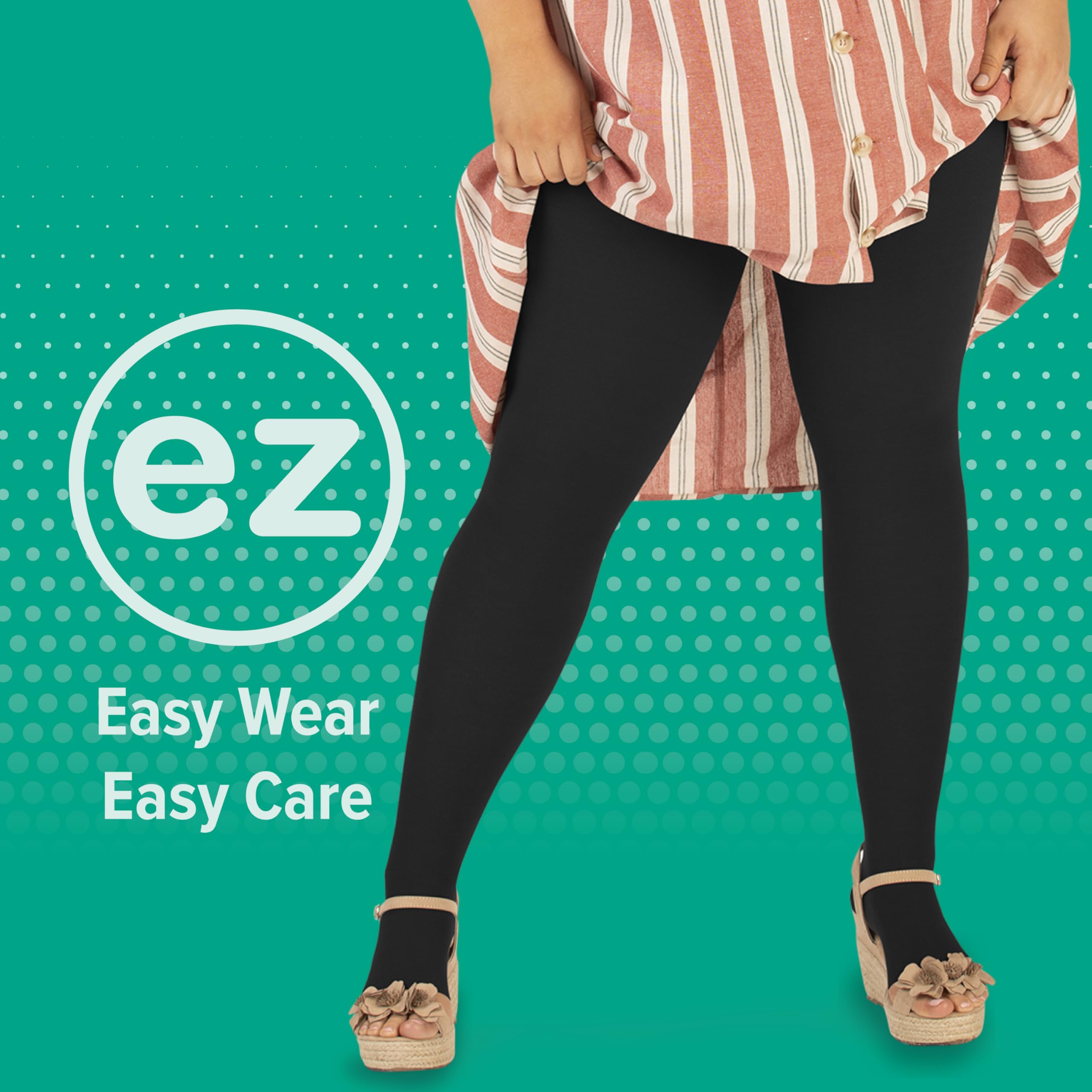 Juzo Soft 2002 Thigh-High 30-40mmHg Open Toe Compression Stockings for Women - Petite Size - Ideal for Lymphedema, Varicose Veins & Post-Surgery Recovery