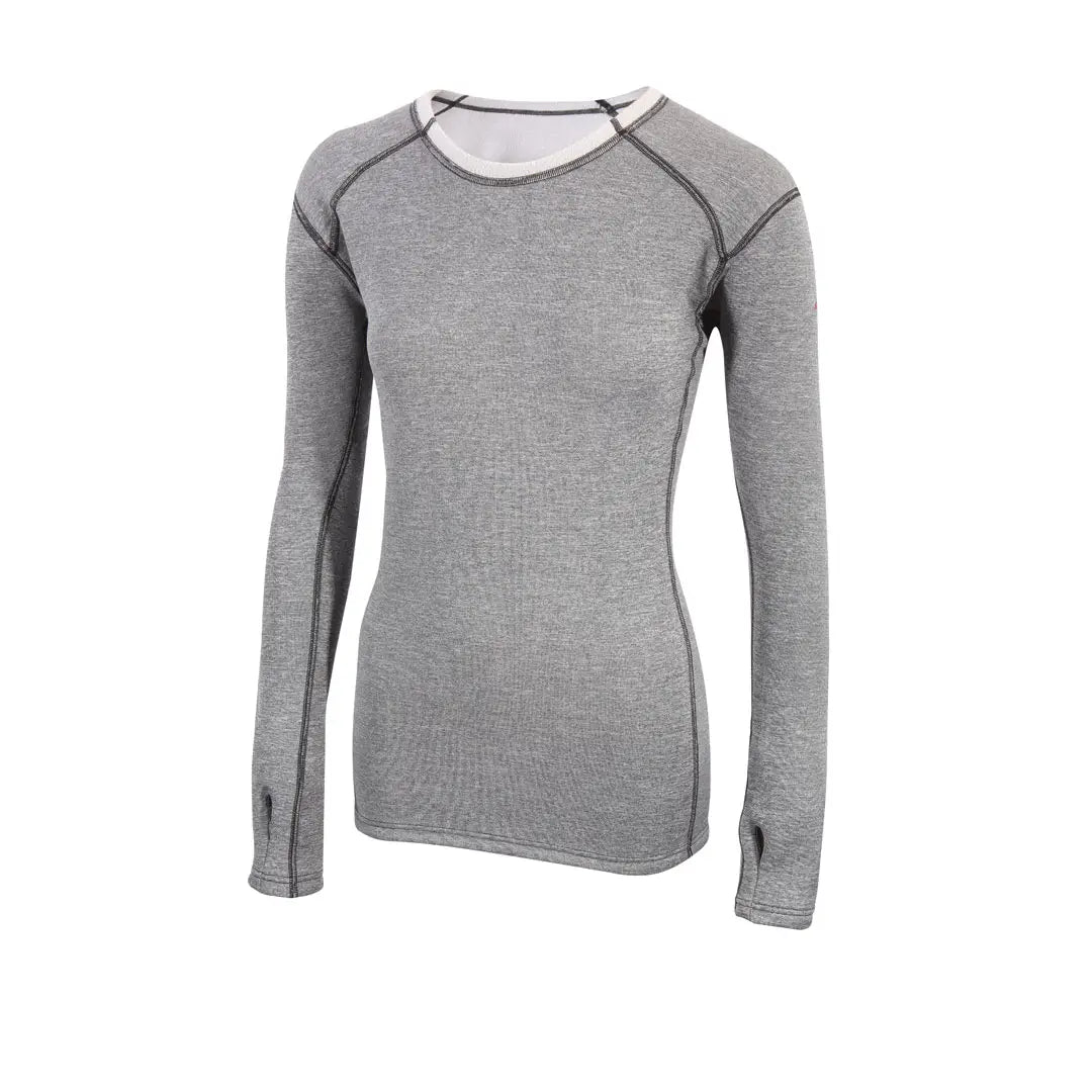 Factor 2 Plus Women's Long Sleeve Mid Layer Top - Lightweight Fleece Jacket for Hiking, Running & Outdoor Activities