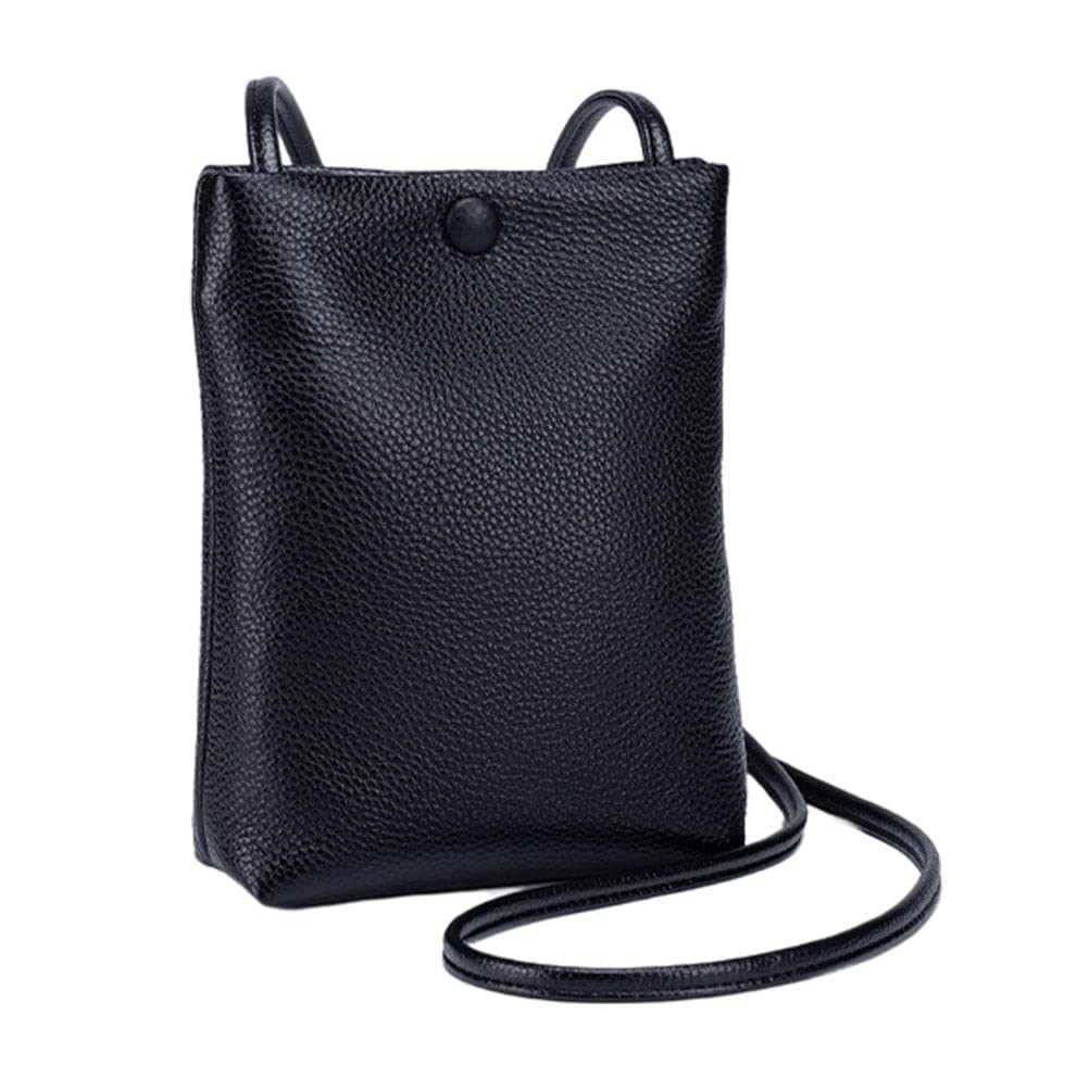 LUOZZY Women's Bucket Shoulder Bag - Stylish Crossbody Messenger Purse for Everyday Use | Fashionable Casual Handbag for Women (Black) | Perfect for Work, Travel & Shopping
