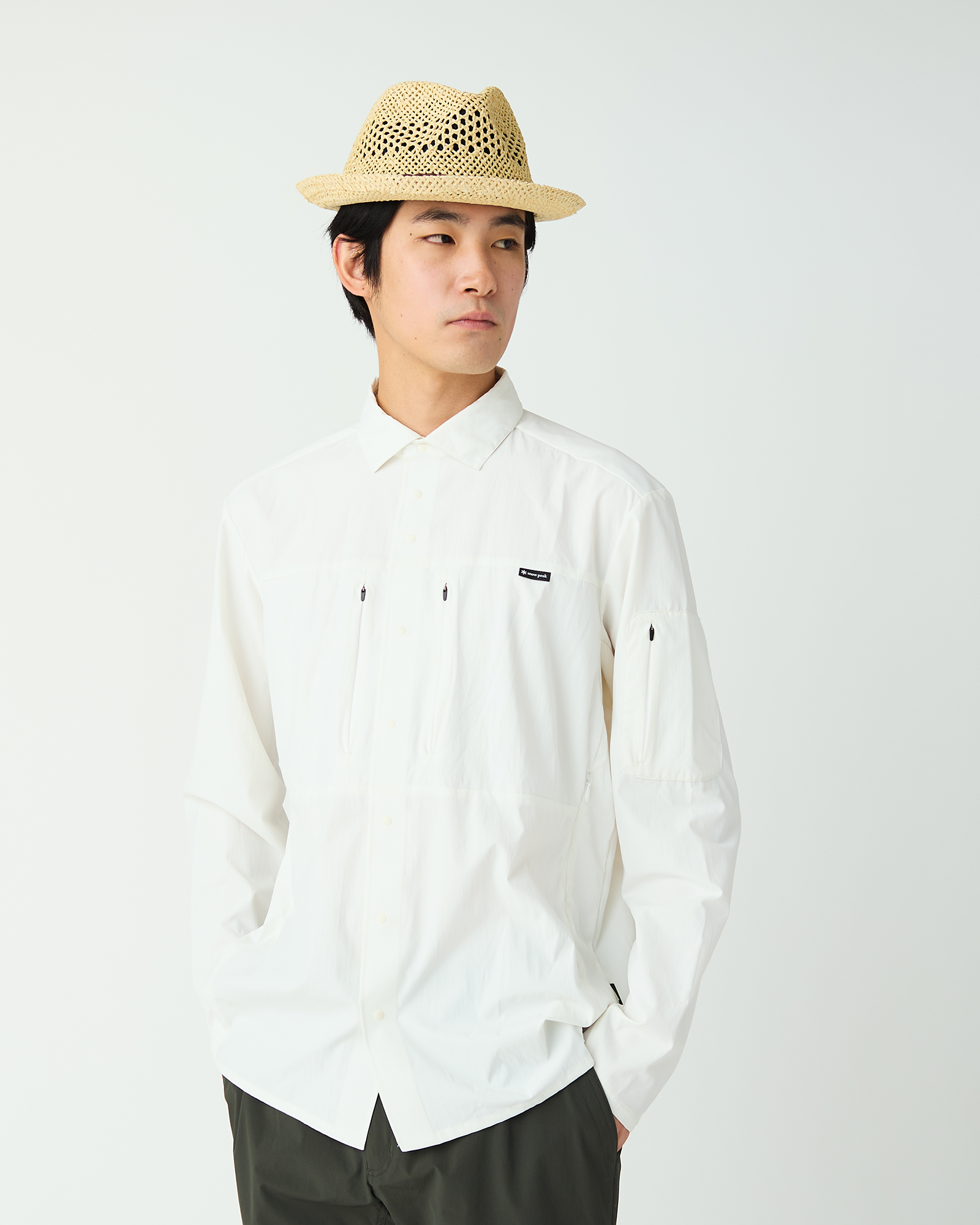 Breathable Stretch Dry Long Sleeve Shirt for Men - Moisture Wicking Outdoor Hiking & Travel Shirt