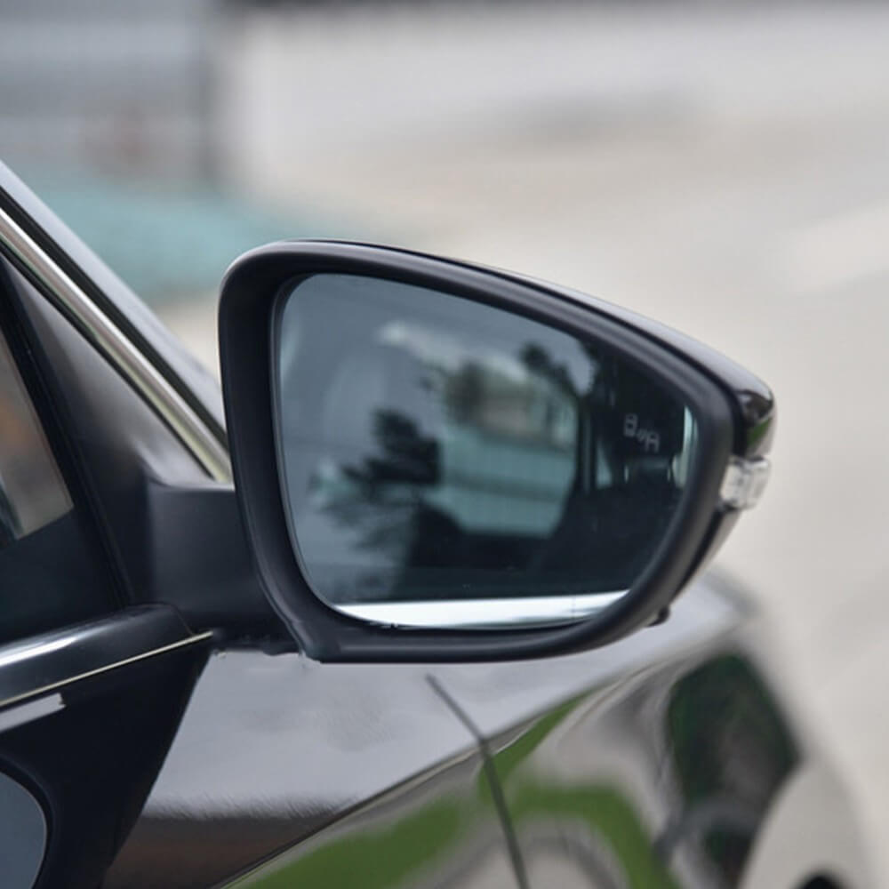 Right Passenger Side Heated Mirror Glass Replacement for Volkswagen Passat, Jetta, Beetle - OEM Fit, Defrost Function - Perfect for Winter Driving & Foggy Conditions