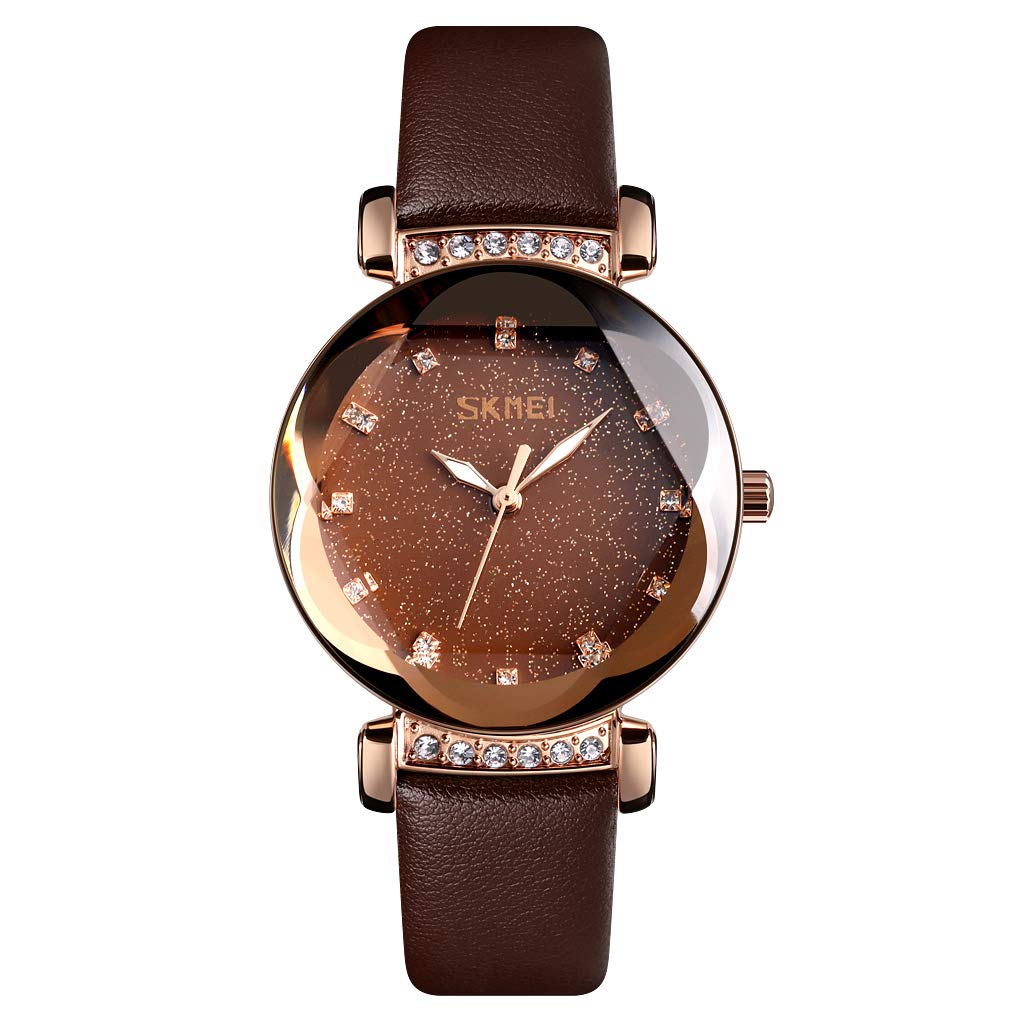Starry Sky Watch for Women - Luxury Analog Dress Watch with Luminous Dial & Steel Band | Casual & Party Wear