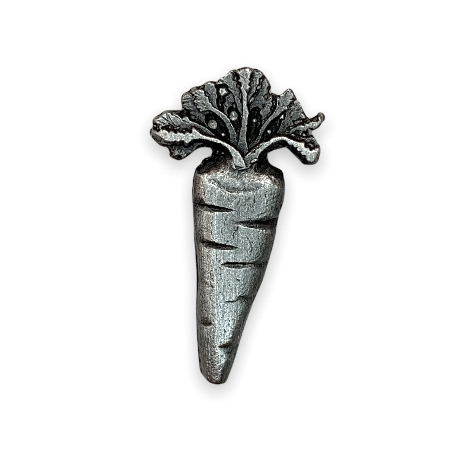 Carrot Lapel Pin - Plant Pins for Backpack & Hat | Easter Bunny Carrot Jewelry for Women Men Kids | Easter Gifts, Vegan Fashion Accessory