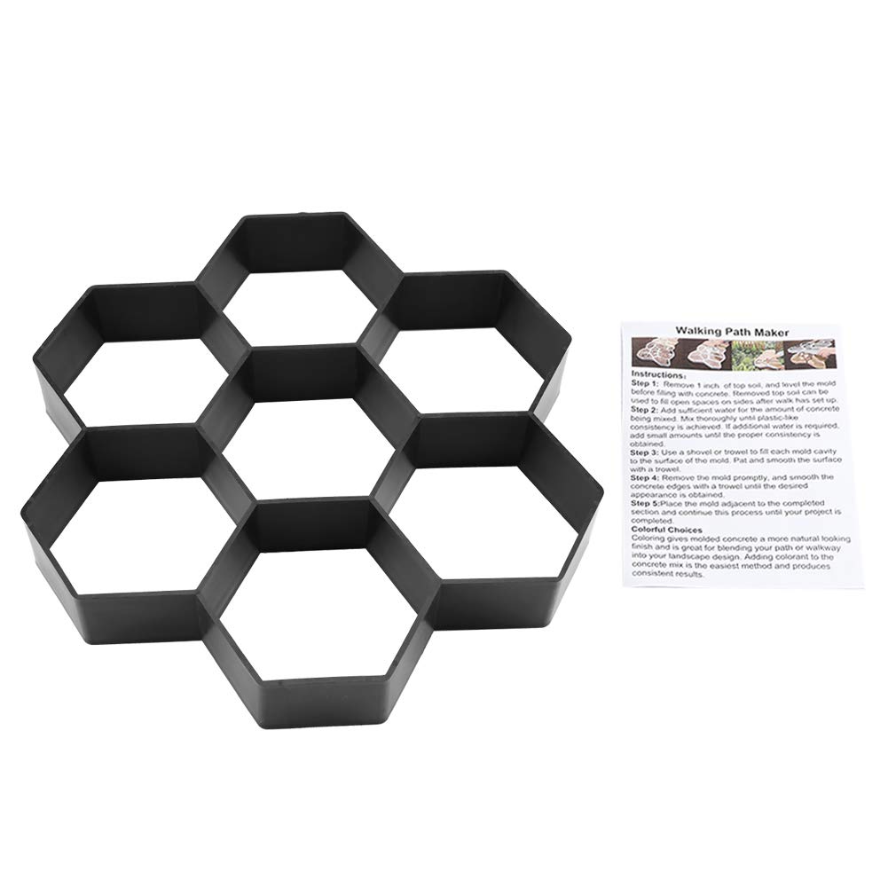 Reusable Concrete Stepping Stone Molds for DIY Walkway, Patio & Garden - Durable Cement Pavement Molds for Yard, Lawn & Pathway (Perfect for Outdoor Landscaping & Home Improvement Projects)