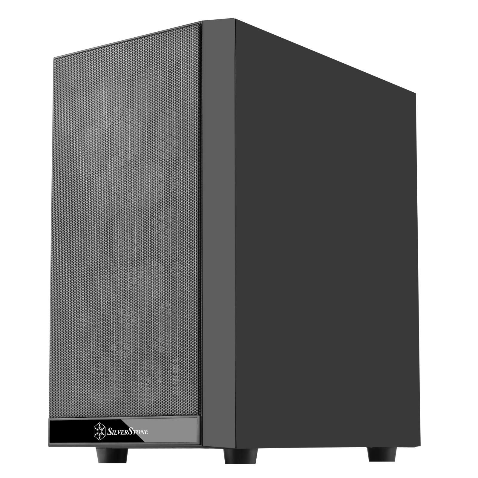 SilverStone Technology PS15 PRO Micro-ATX PC Case - Compact Tower Chassis with Excellent Airflow & Cooling Performance, Tempered Glass Side Panel (SST-PS15B-PRO) - Perfect for Gaming Rigs, Home Office & Small Form Factor Builds