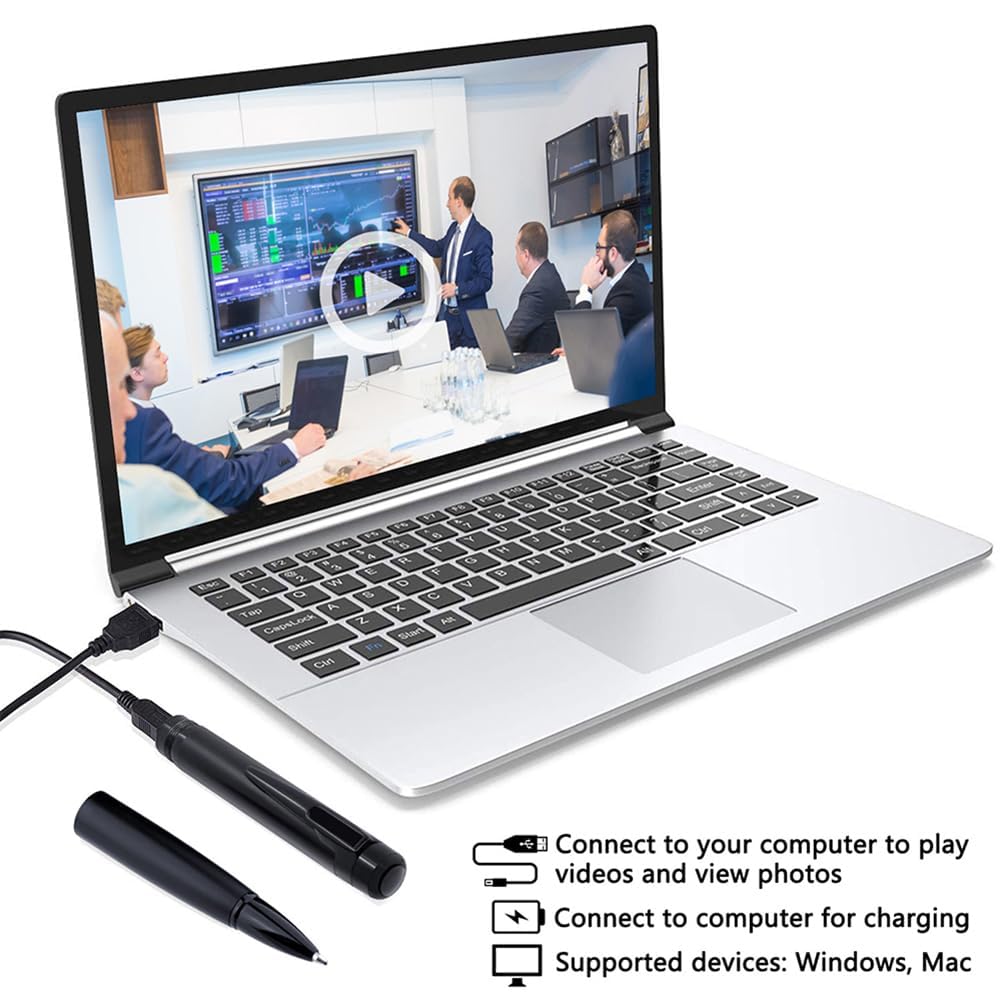 64GB Hidden Spy Camera - Full HD 1080P Mini Nanny Cam with Night Vision | Small Discreet Security Camera for Home, Office & Car Surveillance | Perfect for Nanny Monitoring, Pet Watching & Business Security