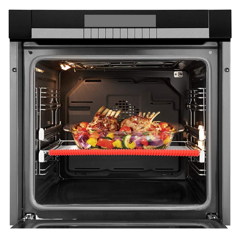 2Pcs Silicone Oven Guard Rack Set - Heat-Resistant Protectors for Standard Ovens (35cm) | Prevent Burns & Enhance Safety | Perfect for Baking, Roasting & Cooking | Ideal for Home Kitchens & Professional Bakers