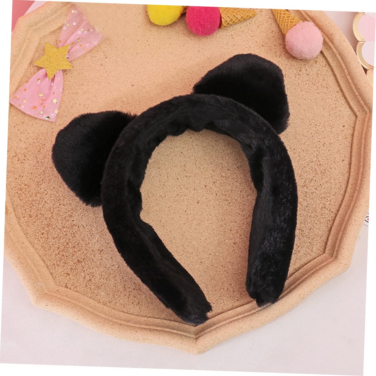 Beavorty 10 Pcs Soft Plush Cat Ear Headbands for Women - Adjustable Spa Hairbands for Washing Face, Skincare, Makeup & Hair Care - Cute & Comfortable Headbands for Girls, Facial & Bath Accessories