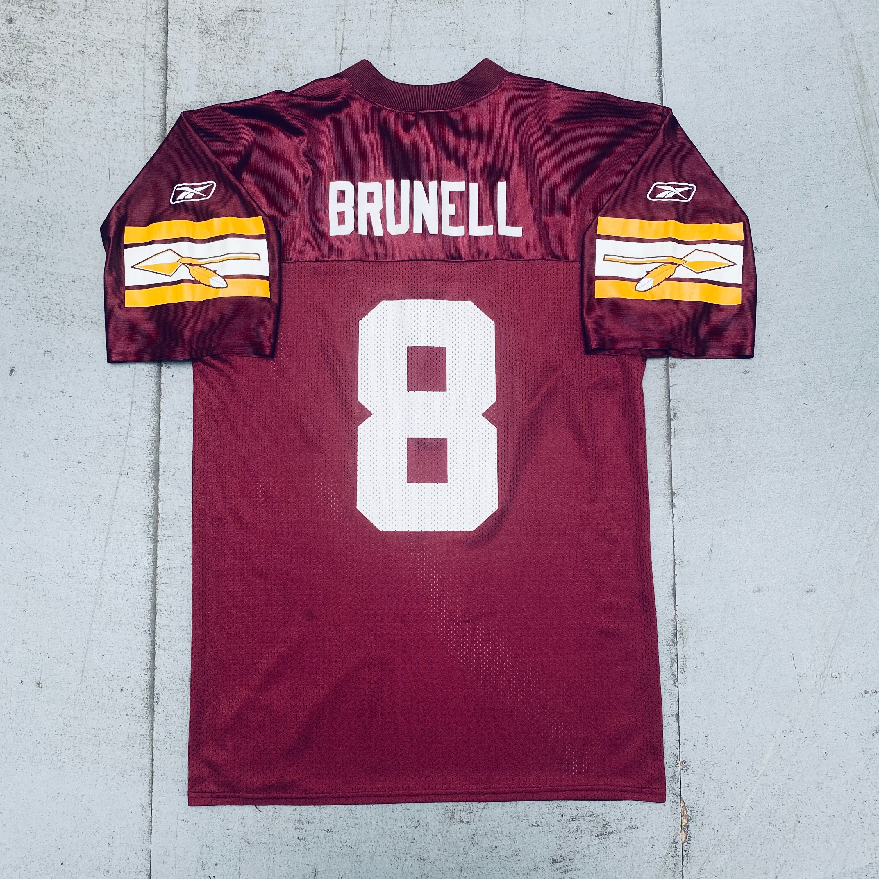 Authentic Washington Redskins Mark Brunell 2005/06 Signed Football Jersey - Certified Memorabilia for NFL Fans & Collectors - Perfect for Display, Gifts, and Sports Memorabilia Collections
