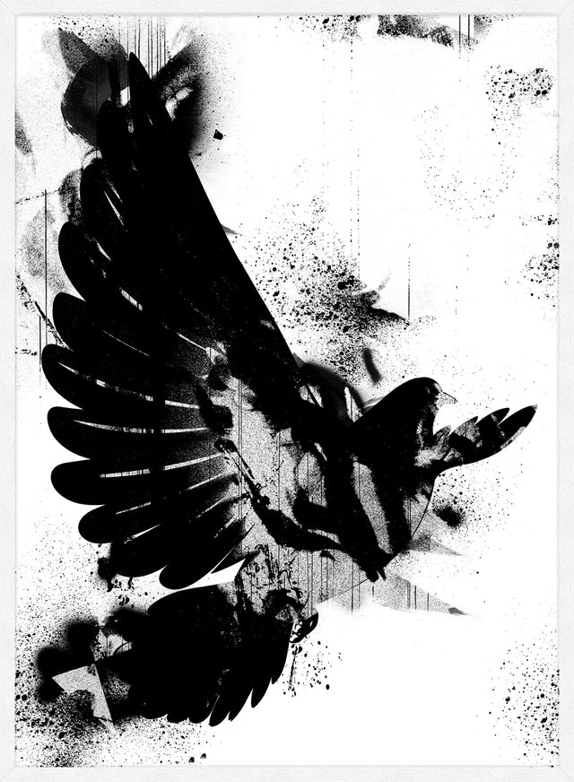 Dove Graffiti Print T-Shirt - Stylish Urban Streetwear for Men & Women | Perfect for Casual Outfits, Street Fashion, and Graphic Tee Lovers