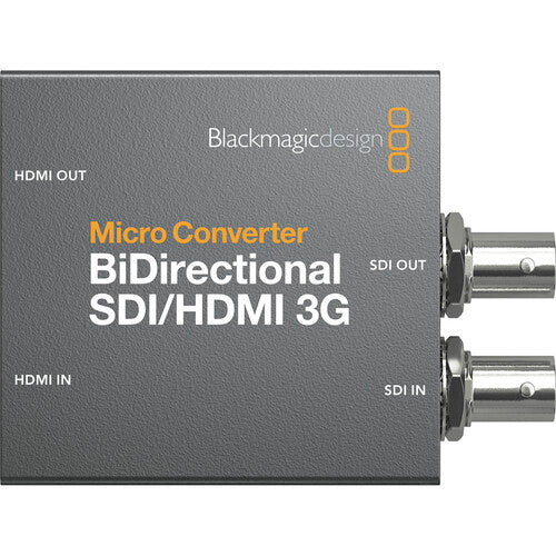 Blackmagic Design Micro Converter Bi-Directional SDI to HDMI 3G - Professional Video Converter for Live Streaming & Broadcast Studio Setup