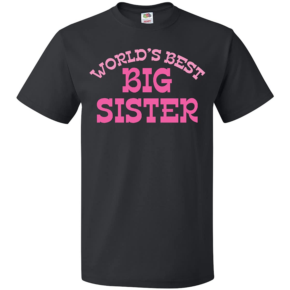 Best Big Sister T-Shirt for Women - Funny Sibling Gift - Cotton Crewneck Tee - Perfect for Birthdays, Family Reunions & Sibling Appreciation