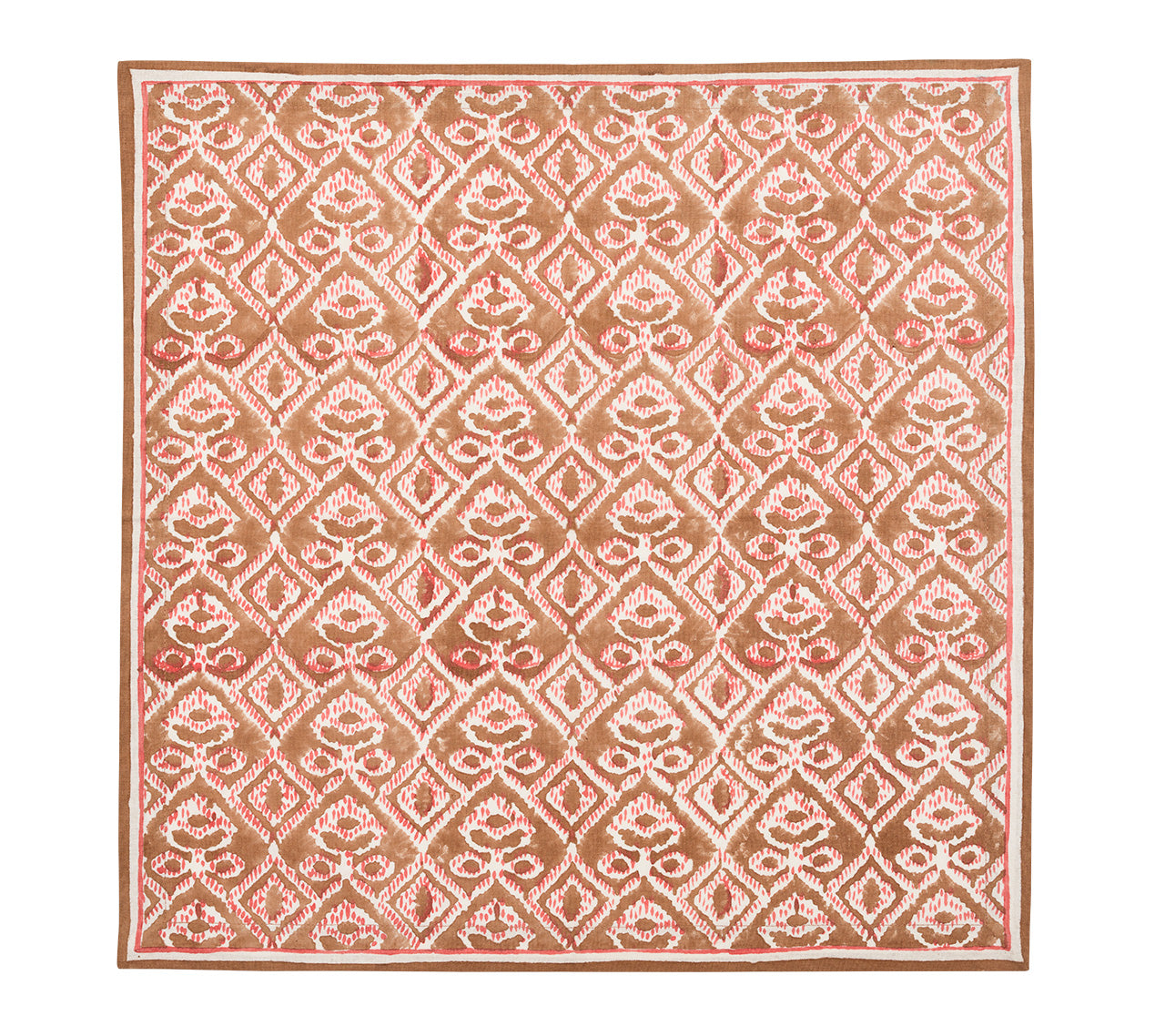 Eco-Friendly Brown & Orange Alfresco Napkins for Outdoor Dining, Picnics, and Parties - Premium Disposable Paper Napkins