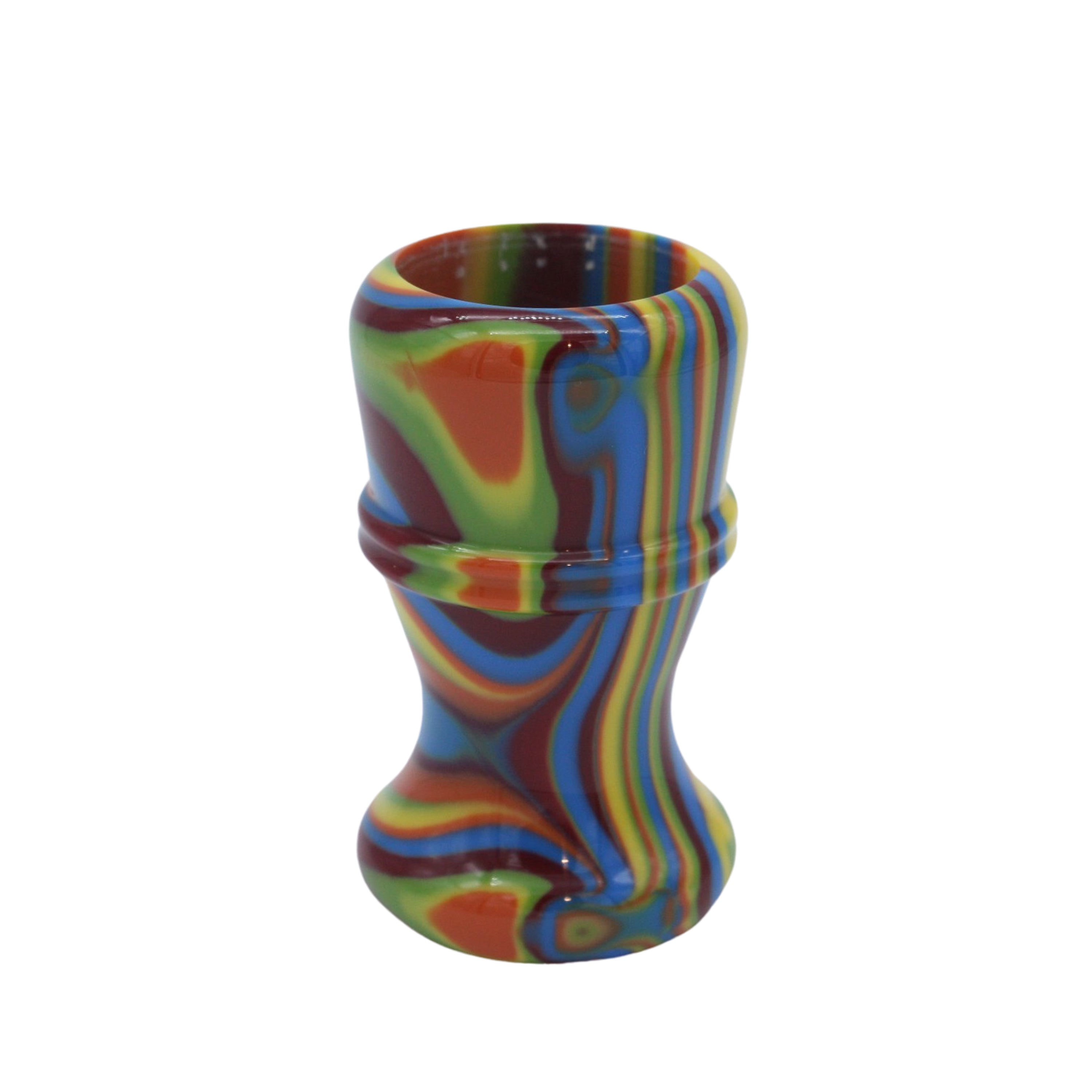 Premium Handcrafted Disco Shaving Brush Handle - Fits 24mm & 26mm Knots - Perfect for Wet Shaving & Grooming Gifts for Men