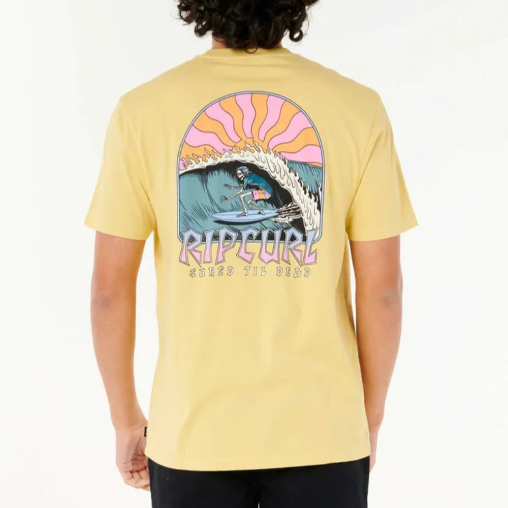 Rip Curl Shred Til T-Shirt - Men's Graphic Tee for Surfing & Casual Wear | Perfect for Beach, Skateboarding & Everyday Outfits
