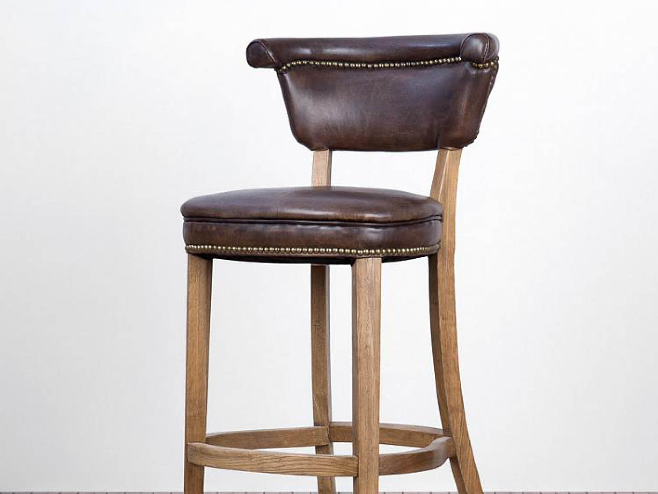 Angeles Stool - Modern Wooden Bar Stool for Kitchen, Dining & Home Decor - Perfect for Breakfast Nook, Counter Height & Pub Tables