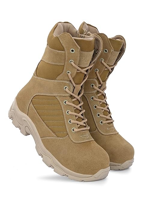 Harrytech London SWAT Tactical Military Boots for Men - 9