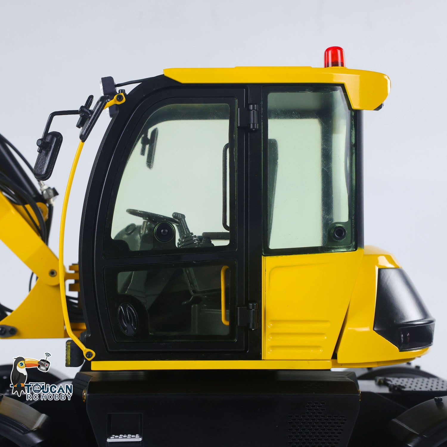 1/14 Scale RC Hydraulic Excavator Toy - 110W 9CH Valve Remote Control, 3 Arms Metal Digger Model PL18EV for Adults & Kids - Perfect for Construction Simulation, Backyard Digging & STEM Learning