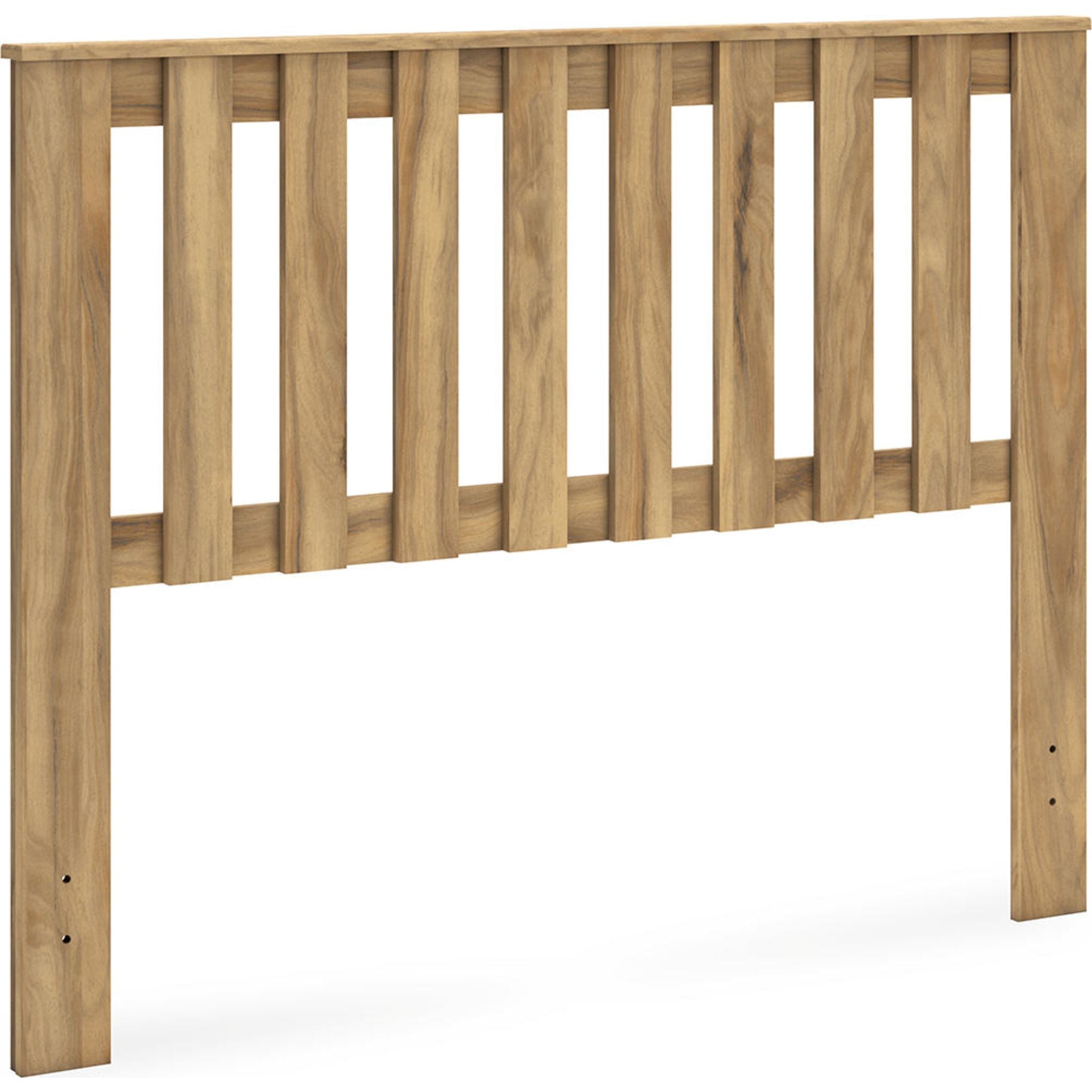 Bermacy Full Panel Headboard in Light Brown - Modern Upholstered Bed Frame Headboard for Bedroom Decor - Perfect for Master Bedroom, Guest Room, and Dormitory
