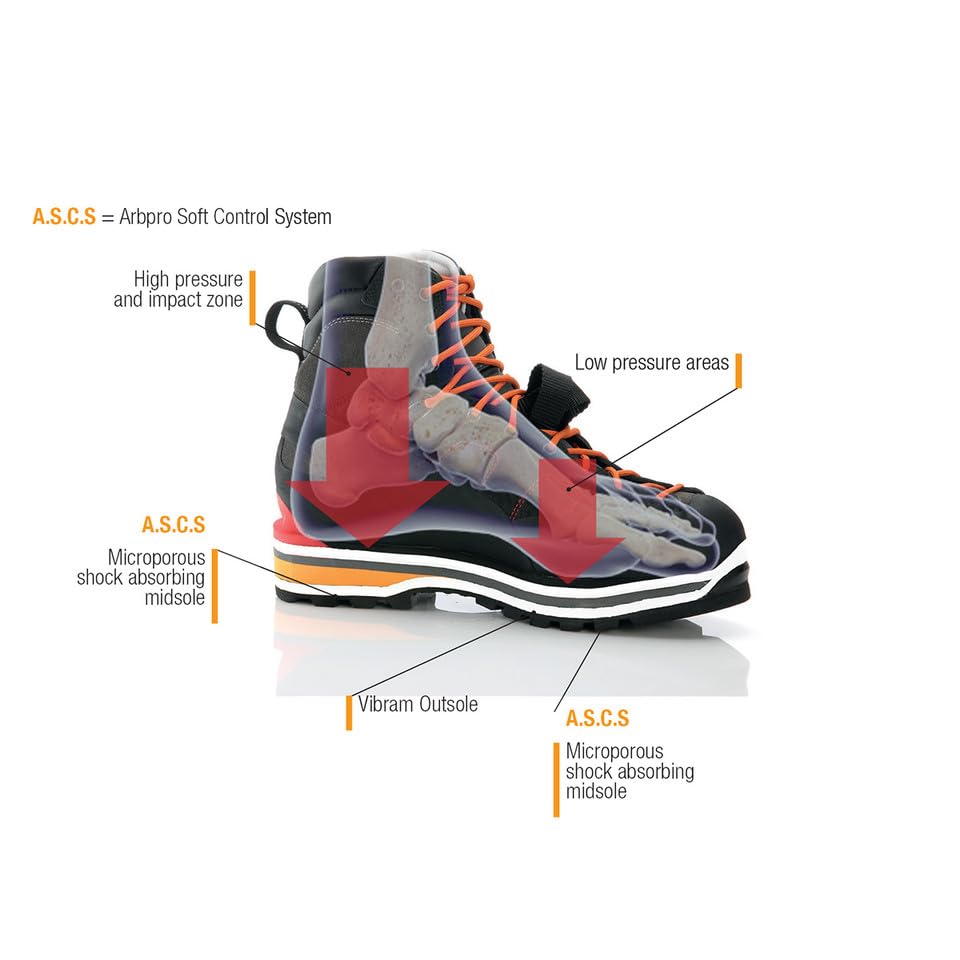 EVO 2 Professional Waterproof Climbing Boots for Arborists - Lightweight & Durable Tree Climbing Shoes for Work & Outdoor Adventures