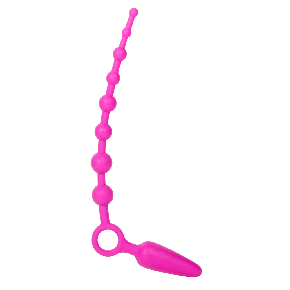 Booty Call Booty Double Dare Vibrating Anal Plug & Beads - Remote Control Adult Toy for Couples & Solo Play - Perfect for BDSM, Roleplay & Sensual Exploration
