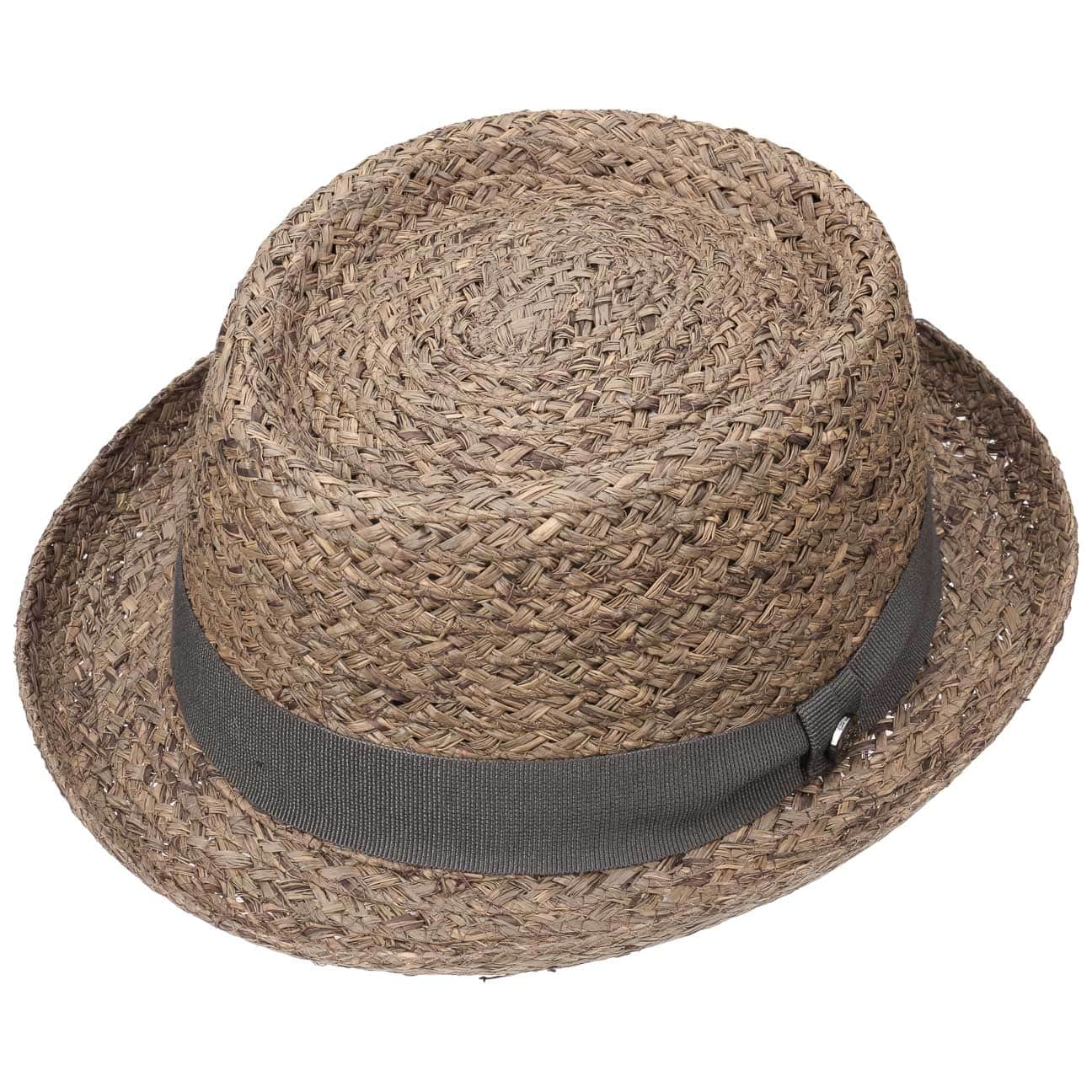 Lierys Women's Burney Porkpie Raffia Straw Hat - Summer Beach Sun Hat for Outdoor Activities, Travel, and Casual Wear