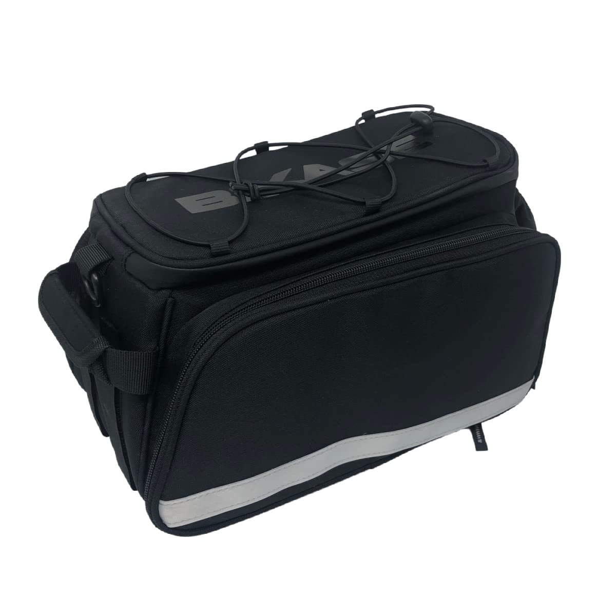 BiKase MIK Compatible Trunk Bike Bag - Waterproof Bicycle Pannier Rack Bag with MIK Attachment & Water Bottle Holder | Perfect for Commuting, Grocery Shopping & Outdoor Adventures (MIK Rack Not Included)