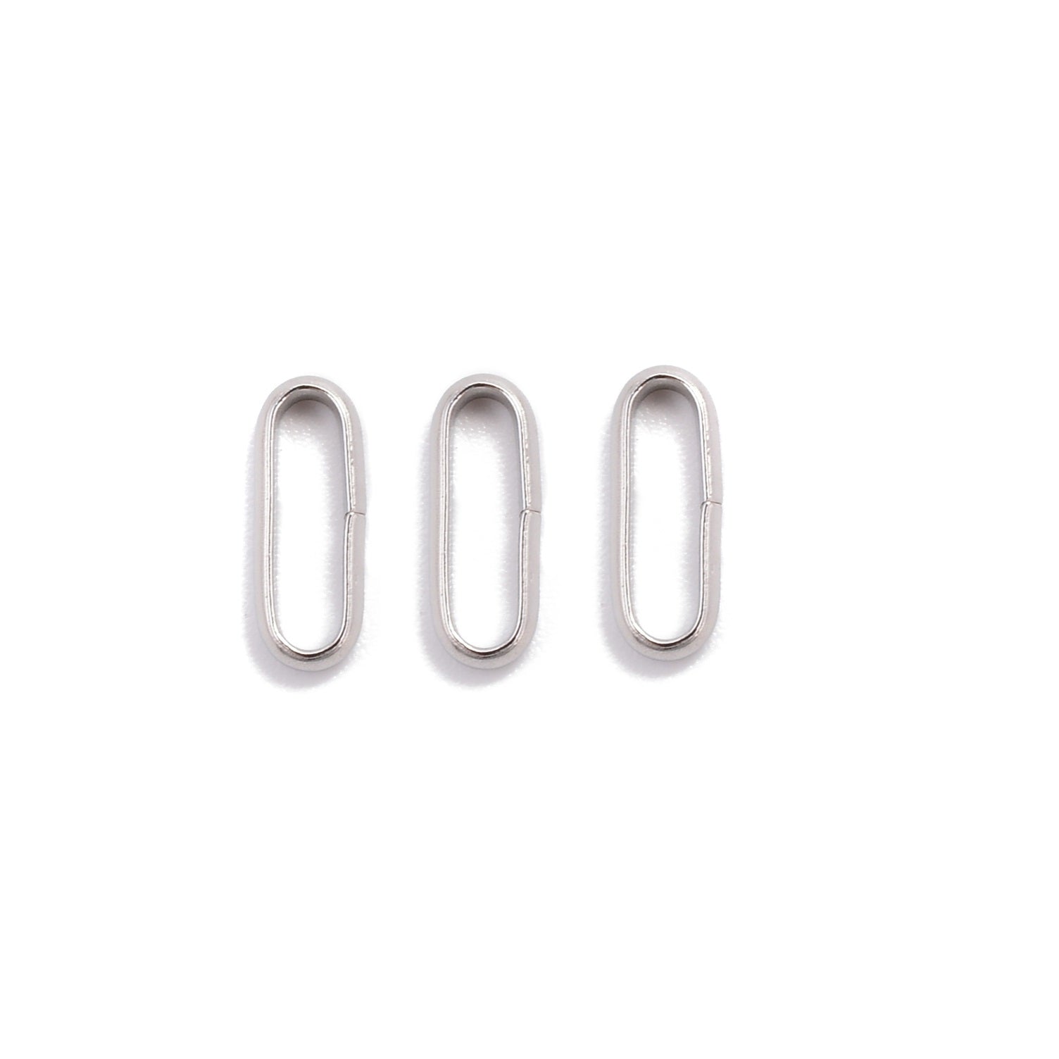 304 Stainless Steel Crimp Beads 3.55x10mm - 100pcs Pack for Jewelry Making, DIY Crafts & Beading Projects - Durable Wire Cord Ends for Bracelets, Necklaces & Keychains