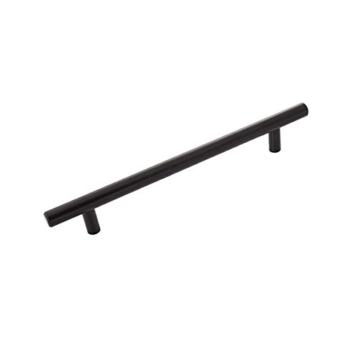 160mm Matte Black Cabinet Bar Pull - Modern Handle for Kitchen Cabinets, Drawers & Furniture - Durable & Stylish Hardware for Home Improvement & DIY Projects