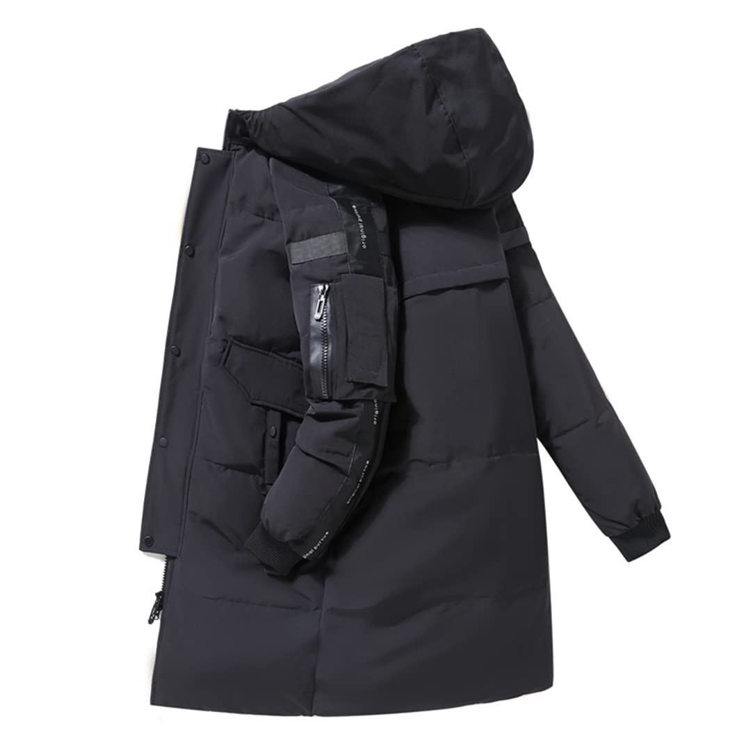 Men's Winter Hooded Down Jacket - Windproof Waterproof Warm Parka Coat for Cold Weather | Outdoor Activities, Snow Sports & Daily Wear
