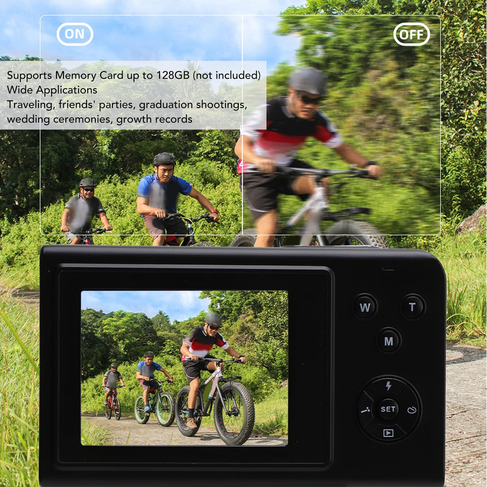 4K 56MP Digital Camera with 16x Zoom | Vlogging Camera for YouTube | Compact Travel Camera with Fill Light | Perfect for Beginners, Teens & Adults (Black) | Great for Travel Vlogging, Family Events & Outdoor Adventures